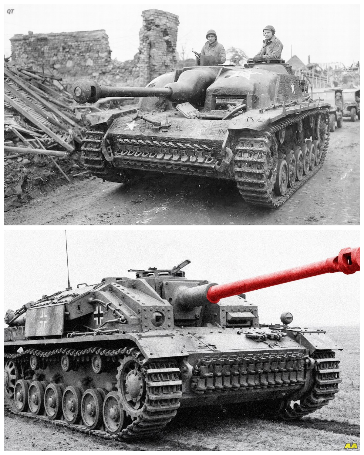 30,000 TANK DESTROYED: The German Machine DEADLIER Than the Tiger What you know about German tanks from World War II was created mainly not by historians but by Gerbal’s department. The Tiger as an invincible steelbeast. The Panther as the pinnacle of engineering. Aces like Michael Wittman single-handedly stopping tank columns. A beautiful picture painted by Reich propaganda to boost morale, which post-war mass culture uncritically picked up and continues to repeat to this day. The reality was different. The most effective tank destroyer of the Vermacht turned out to be not a formidable cat with a long barrel, but a squat machine without a turret, which was rarely shown in news reels. It cost three times less than the Tiger and broke down half as often as the Panther. Its crews wore gray artillery uniforms instead of black tank uniforms, and their names did not appear in the newspapers. But it was these people and these machines that destroyed more enemy tanks than all the German Tigers and Panthers combined. This is the story of the StuG3, a weapon that won the statistics of war but lost the battle for memory. And to understand how a reckless self-propelled gun became the Reich’s leading tank killer, we need to go back to the trenches of another war where one German officer learned a lesson that would forever change the philosophy of armored vehicles……… Full in the comment 👇