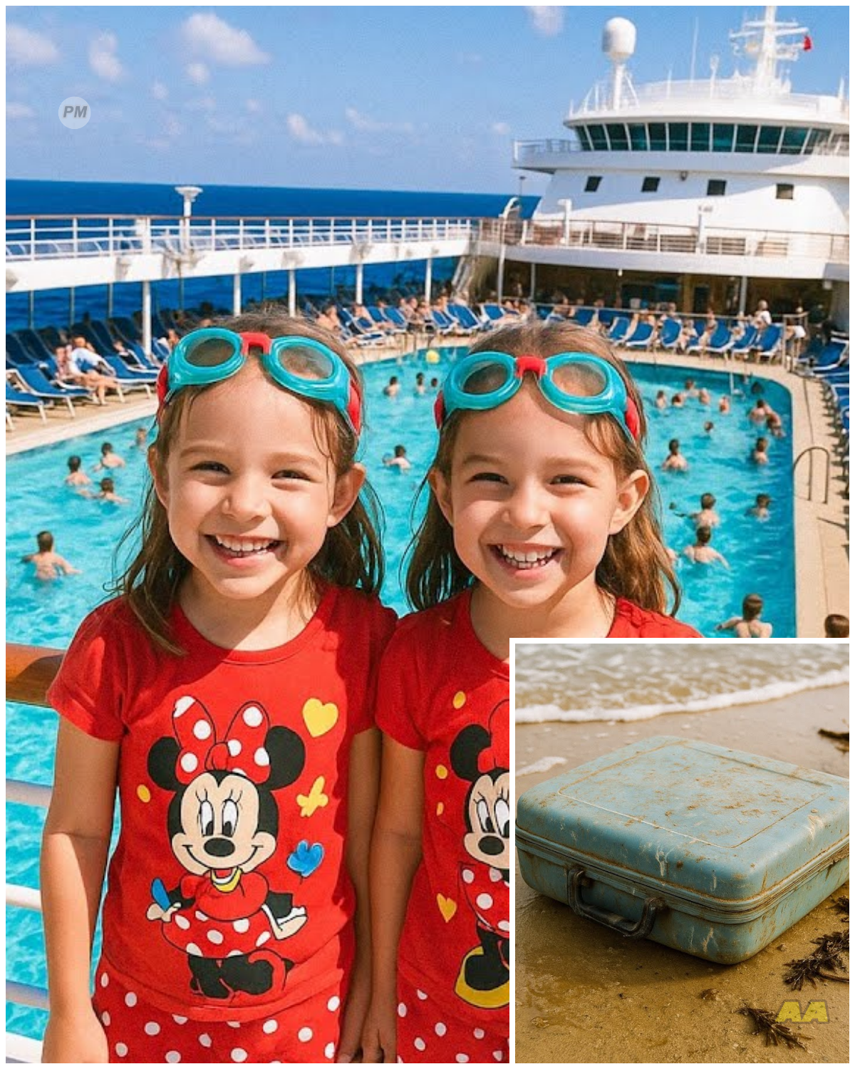 Twins Vanished on Cruise Ship, 10 Months Later a Suitcase Washes Up on Shore…