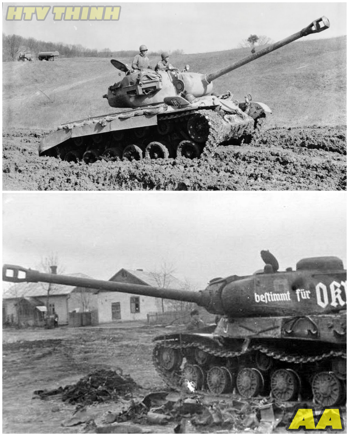 😱 German Tankers Faced M26 Pershings – Then Admitted Their 90mm Gun Out Ranged Tiger IIs 😱 – HTT