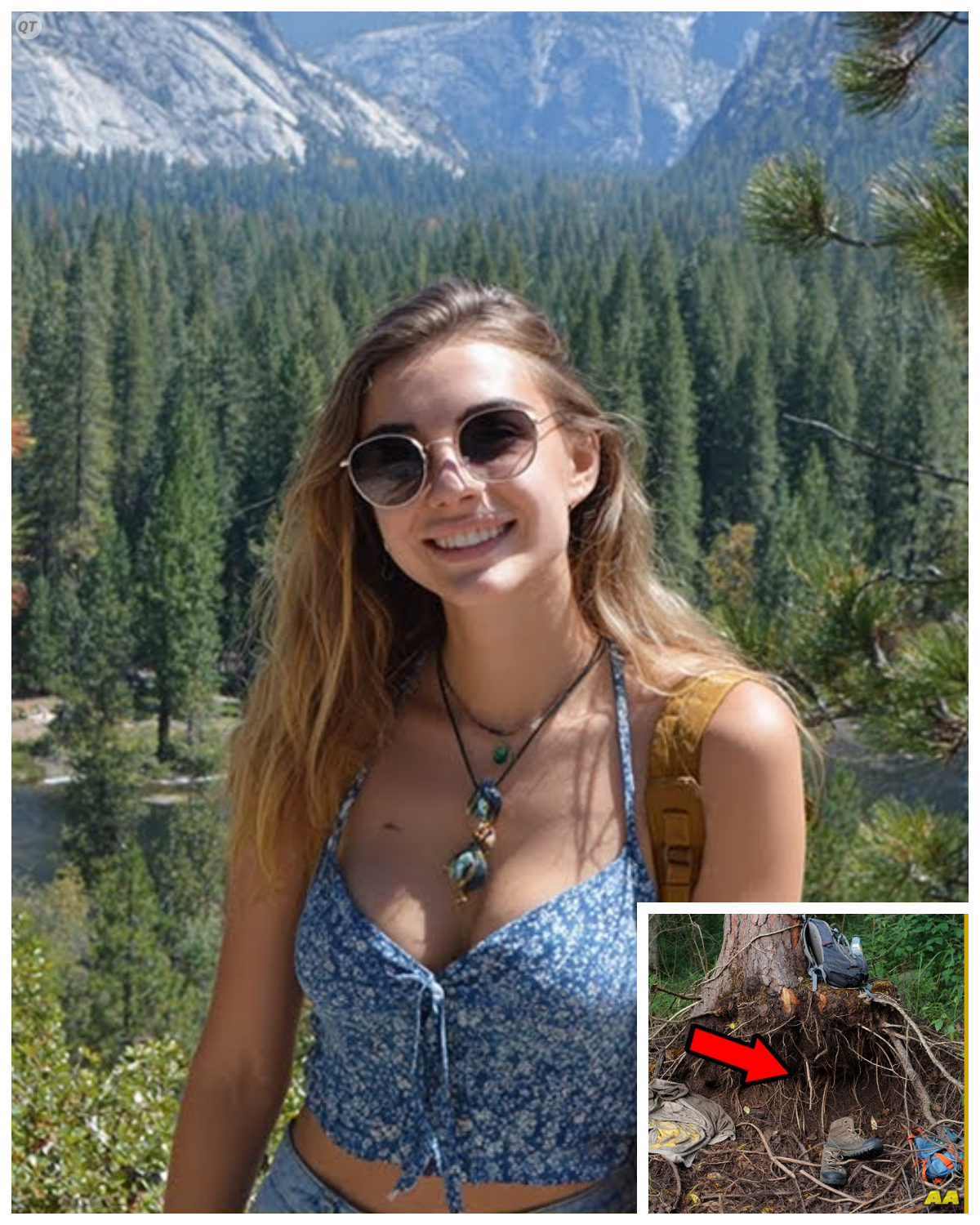 Hiker Vanished in Alaska Forests — 5 Years Later She Was Found Beneath Pine Roots…  Emily Carter disappeared in the Appalachian Mountains on September 23rd, 2005.  She was 24 years old, worked as a nurse in a small hospital in Richmond, and had planned to spend the weekend hiking alone on the Blue Ridge Trail.  5 years later, hunters found her remains under the roots of a century old oak tree 20 m from the last place she was seen alive.  Emily grew up in a family of avid hikers.  Her father, John Carter, worked as a rock climbing instructor for many years, and her mother, Susan, taught biology at a high school and regularly took her students on nature expeditions.  The family spent every weekend in the mountains.  And by the age of 18, Emily knew the Appalachians better than most local guides.  After graduating from college, she moved to Richmond, but continued to return to the mountains every month.  In September 2005, Emily was working in the intensive care unit.  Her colleagues remember that she looked tired after a series of difficult shifts.  On Wednesday, September 21st, she took 2 days off and told her friend Rachel Thomas that she was going hiking…………….