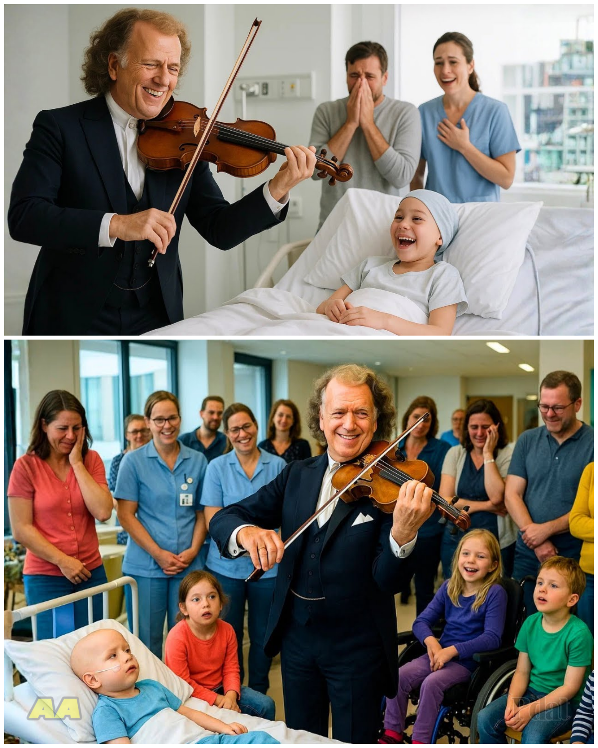 ANDRÉ RIEU SECRETLY VISITS A SICK CHILD… WHAT HAPPENS NEXT MOVES THE ENTIRE HOSPITAL