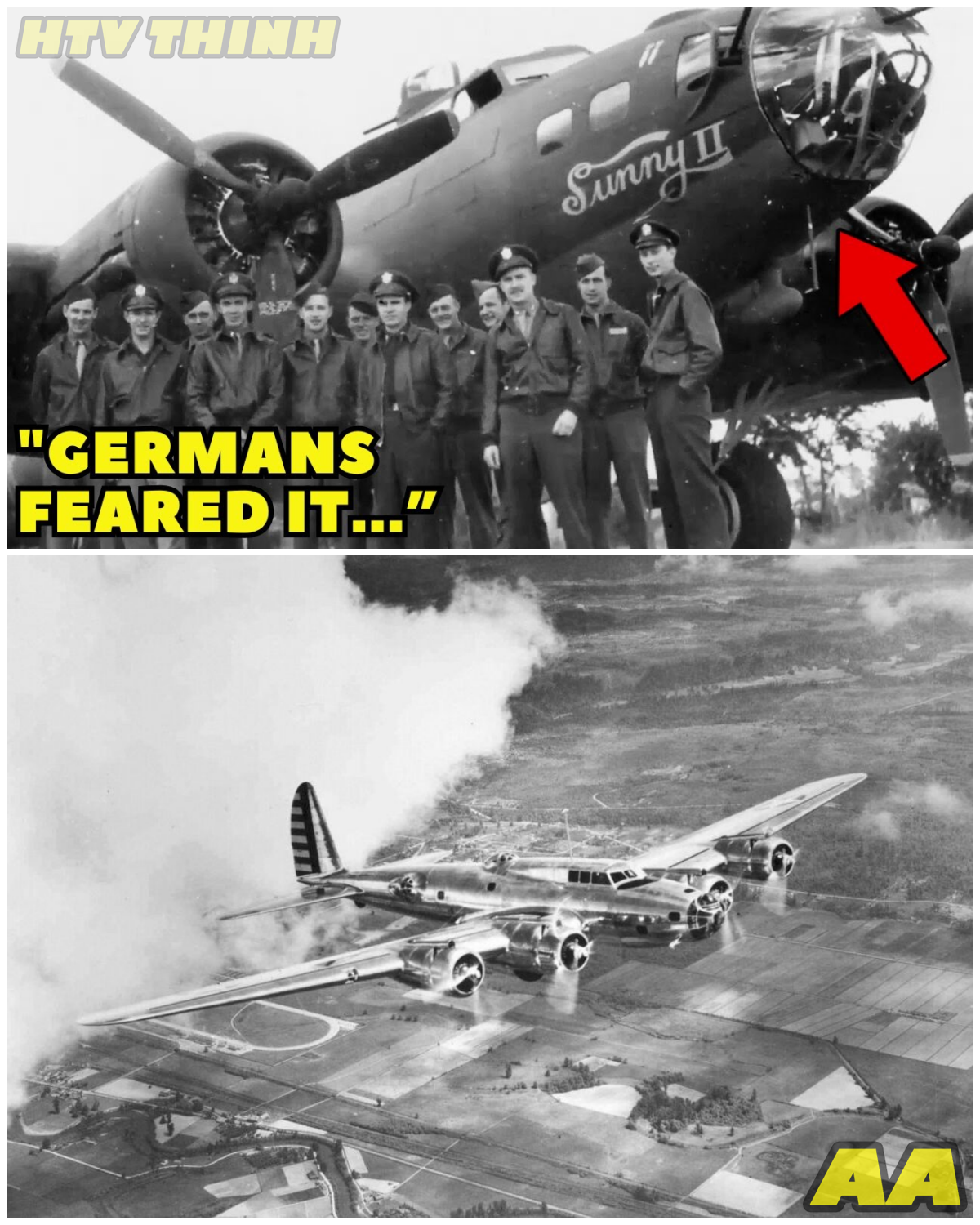 😱 German Pilots Couldn’t Believe the B-17’s 16 Guns – Until the “Flying Fortress” Collapsed 😱 – HTT