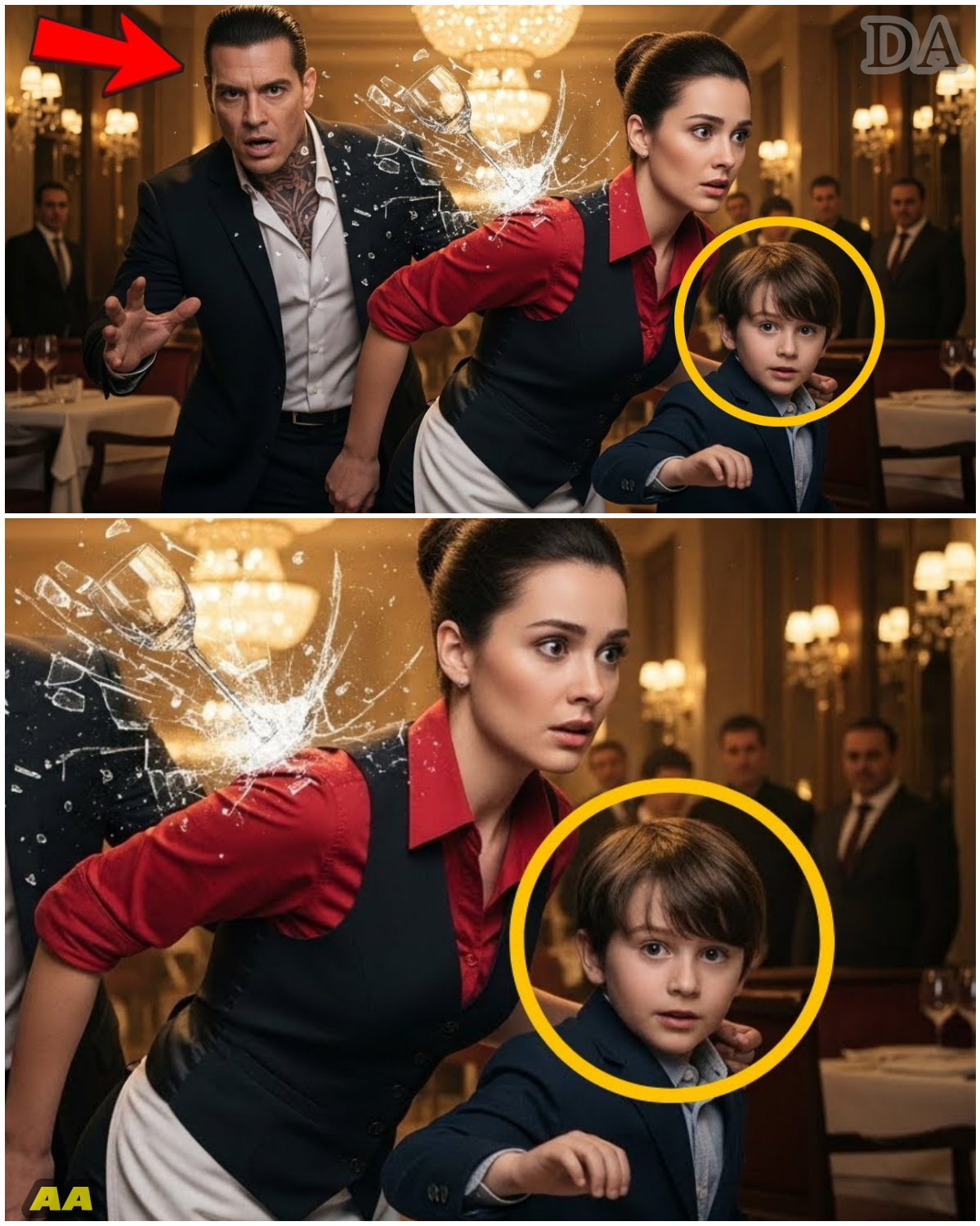 Shattered Glass, Unbroken Vow: The Waitress Who Saved a Legacy