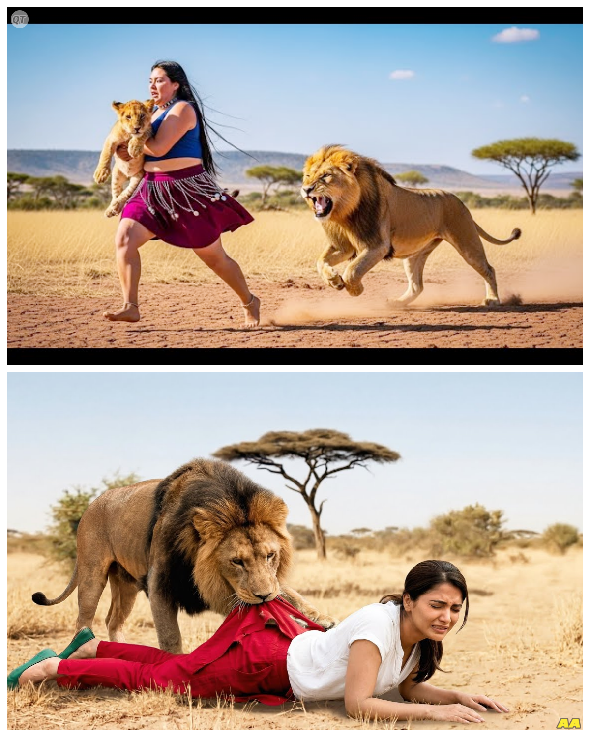 Life Million Years Ago: Girl Saves Lion, Lion Returns as Hero
