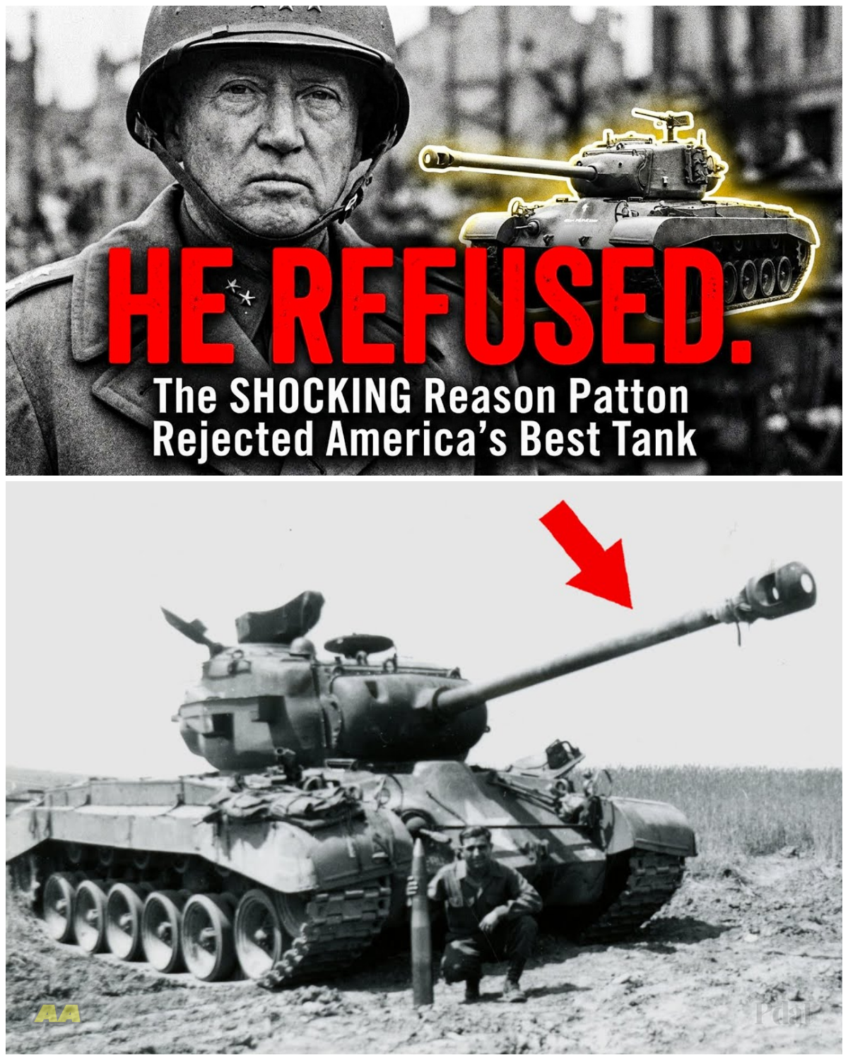 SHOCKING: The REAL Reason Patton REFUSED America’s Best Tank