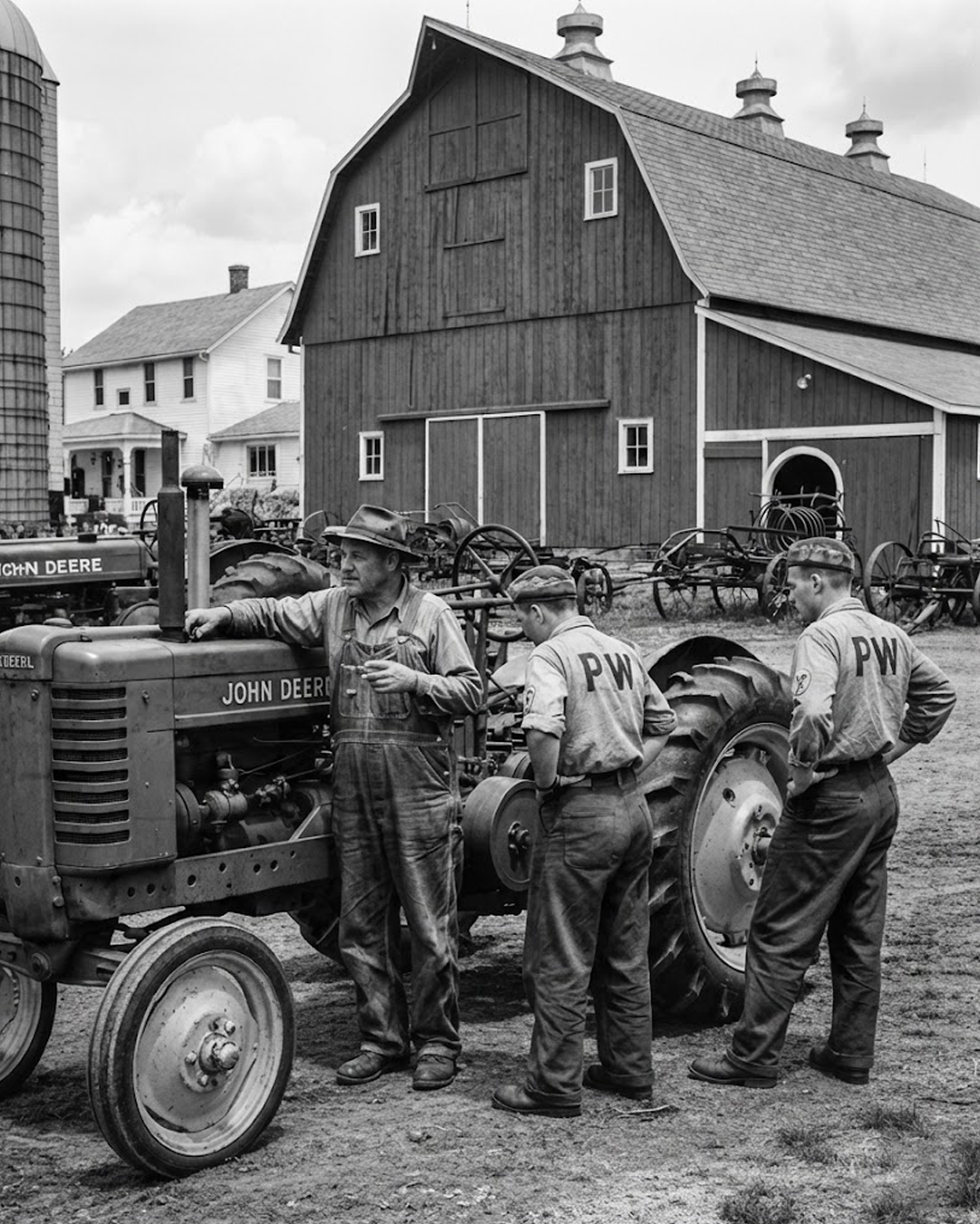 German POWs Couldn’t Believe American Farmers Had 3 Tractors Each