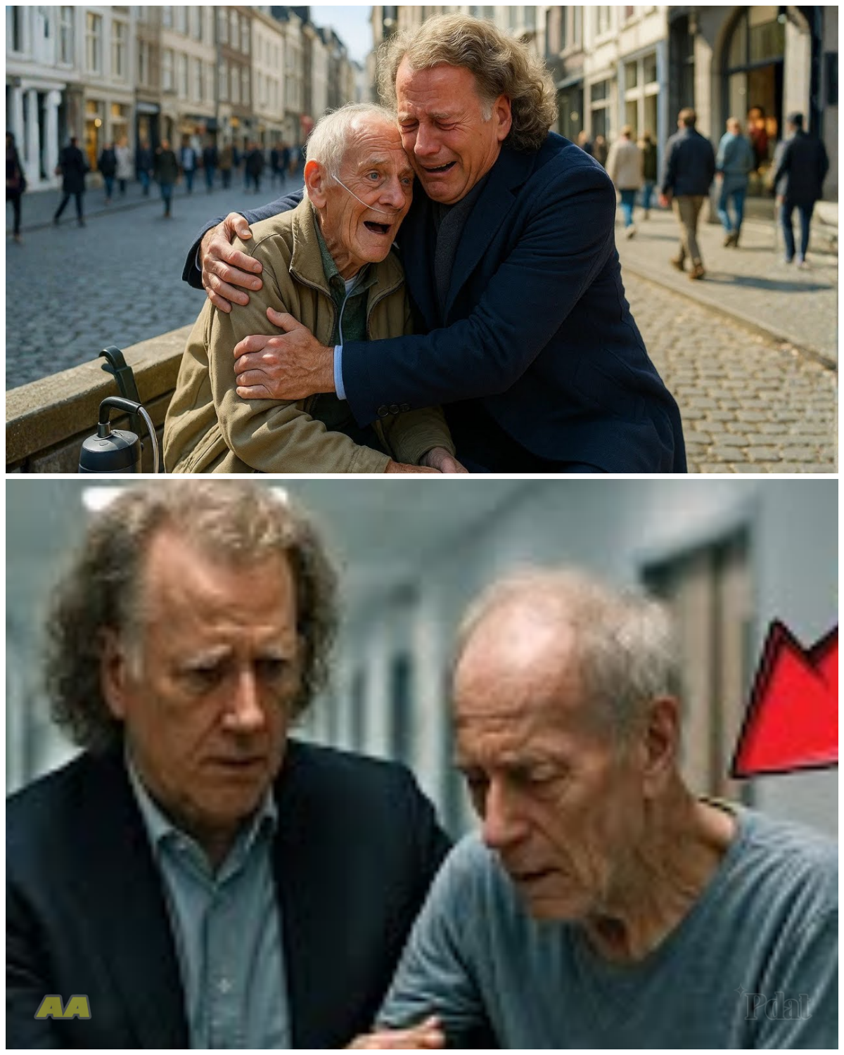 ANDRÉ RIEU FINDS HIS OLD FRIEND WITH AN OXYGEN TANK ON THE STREET… WHAT HE DOES MAKES AMERICA CRY