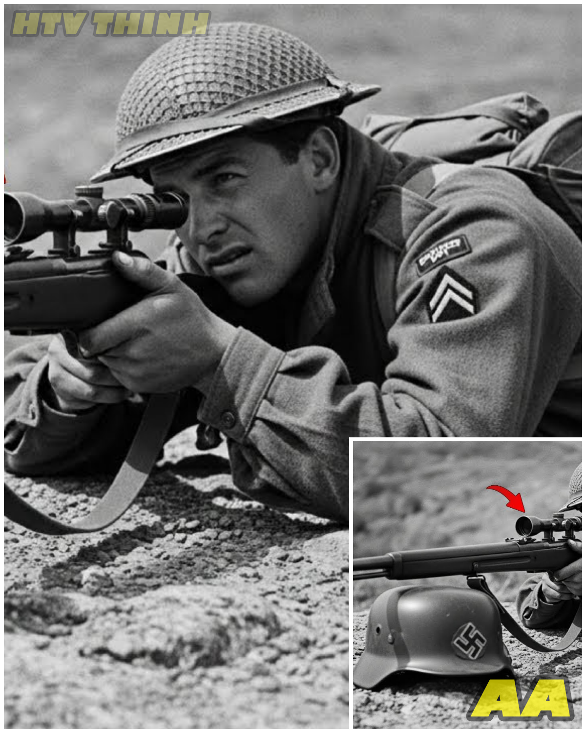 😱 The Secret Sniper: How One Man Took Down 33 German Shooters in Just 7 Days! 😱 – HTT