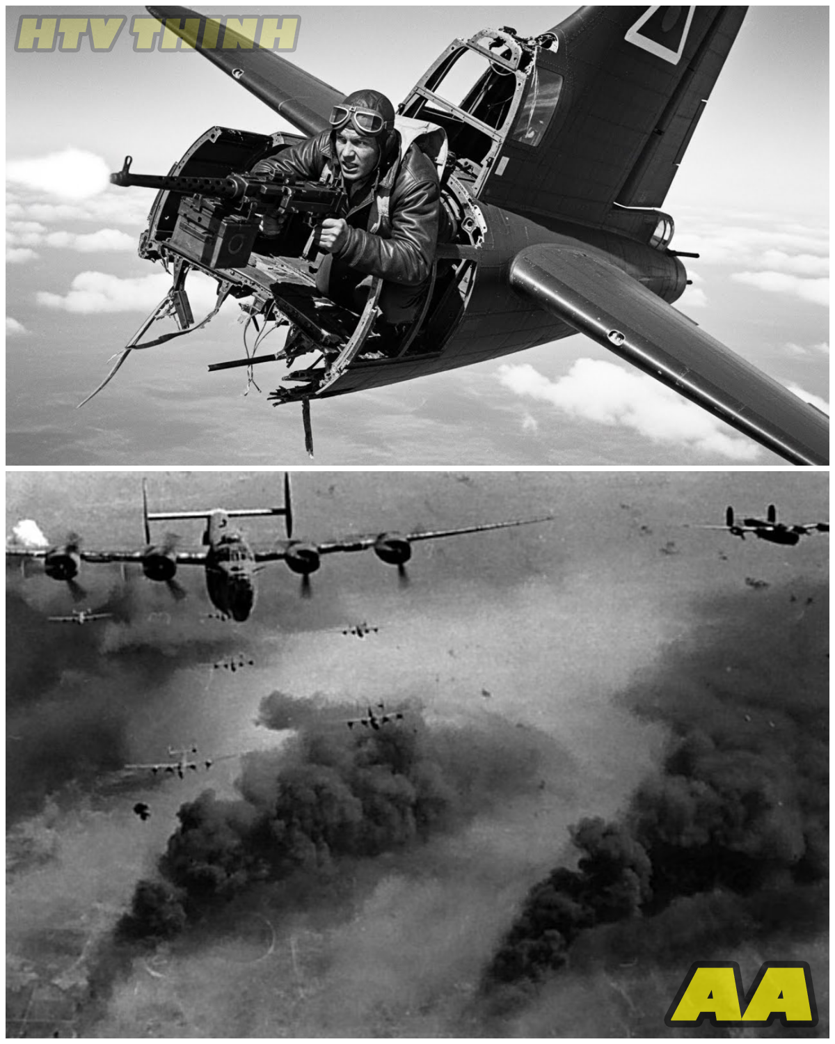 😱 When Germans Cut His B-17 in Half at 24,000 Feet – He Kept Shooting All the Way Down 😱 – HTT