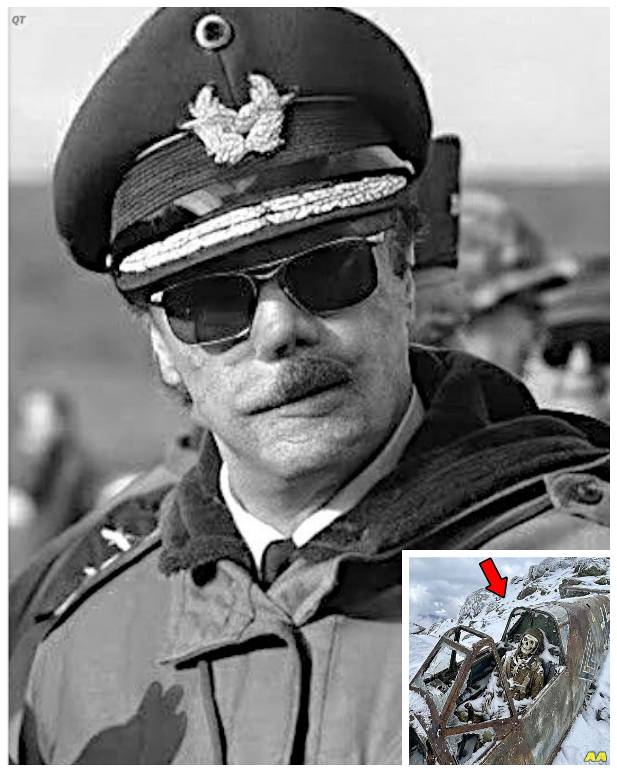 German Pilot Vanished During WWII — 82 Years Later, His Missing Plane Was Found In Alpine Snowfields The hikers weren’t looking for history. They had come for silence, for the thin air and the long empty sweep of the Alps, where the world narrows to rock, wind, and sky. The ridge they followed sat high above the treeine, a place most people never see, where snow lingers year round in shaded bowls, and the ground crunches like glass beneath your boots. It was there, halfway across a windswept saddle, that one of them noticed something unnatural cutting through the white. At first, it looked like a shadow, a dark seam where snow should have been unbroken. Then the wind shifted, the light changed, and the shape revealed itself as metal, dull, jagged, and unmistakably man-made. They moved closer, brushing away powder with gloved hands, and the scale of it became clear. twisted aluminum skin, a shattered wing rib, rusted steel bolts frozen in place. As more of the object emerged, faded black crosses appeared beneath decades of ice stain and corrosion. Luftwafa markings German World War II. The mountain had been hiding something impossible for generations. The wreckage lay partially intombed as if the glacier itself had swallowed the aircraft and only now decided to give it back. The nose section was crushed but intact enough to recognize the outline of a cockpit. Snow packed the interior like cement, preserving everything in a cold, breathless stillness. When the hikers peered inside, the sight stopped them cold………… Full in the comment 👇