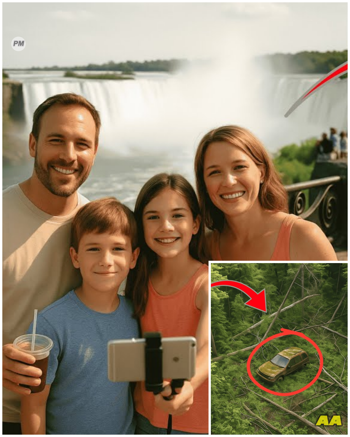 ENTIRE FAMILY Vanished at NIAGARA FALLS… 7 Years Later, Drone Footage Reveals SHOCKING DISCOVERY