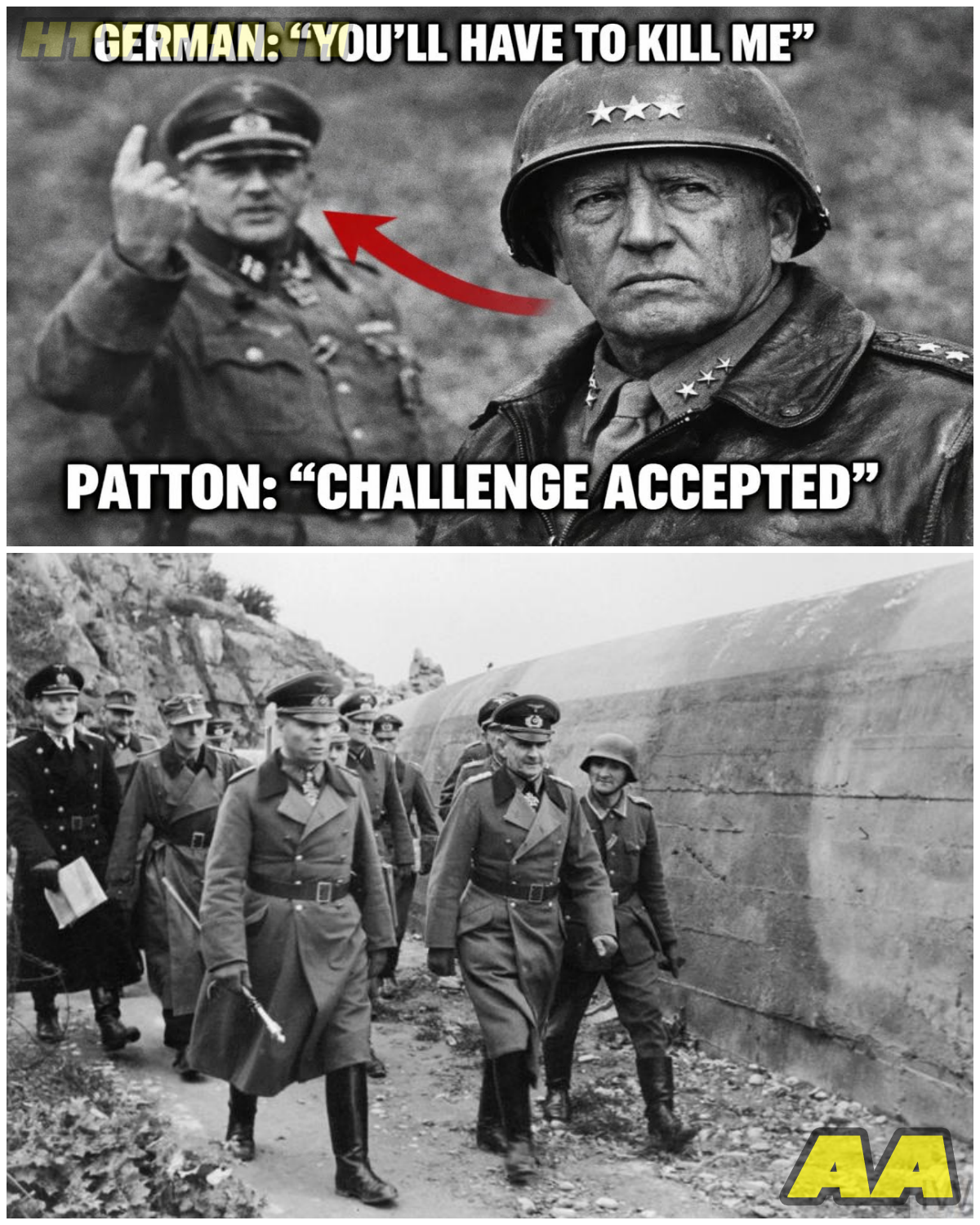 😱 Patton’s Ruthless Response: What Happened When a German Commander Dared Him? 😱 – HTT
