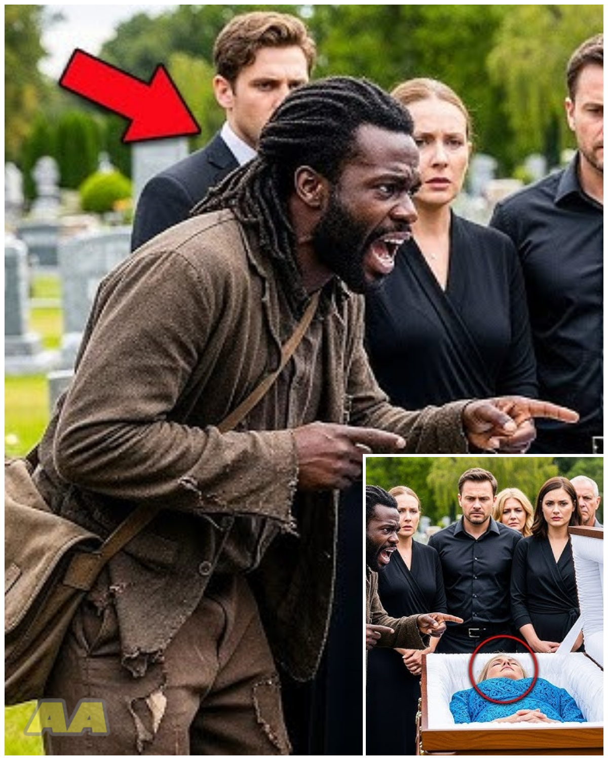 From Grave to Glory: How a Homeless Man Stopped a Billionaire’s Funeral and Changed Everything