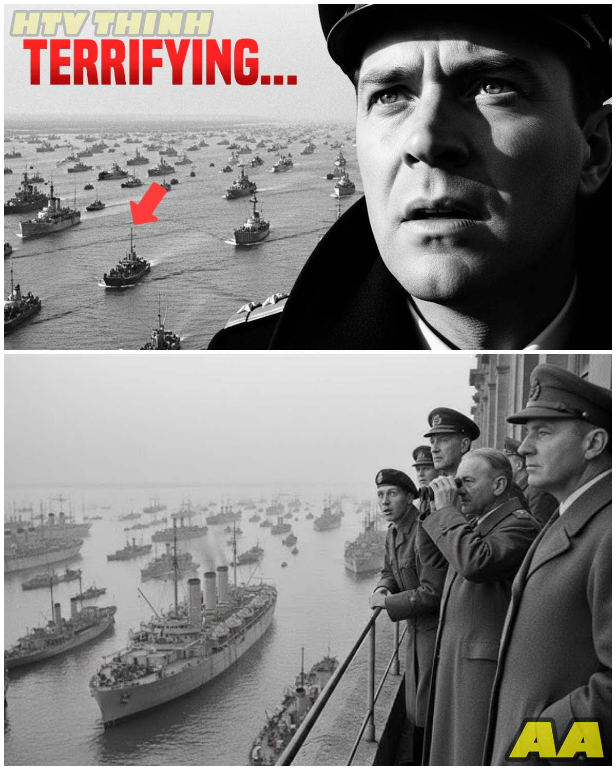 😱 The Logistics Miracle: What British Commanders Really Thought of America’s D-Day Fleet! 😱 – HTT