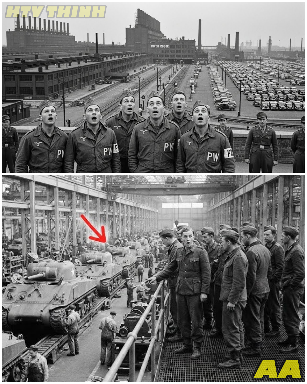 😱 Nazi POWs in Detroit Were Taken to Ford’s Factory – They Couldn’t Believe What They Saw There 😱 – HTT
