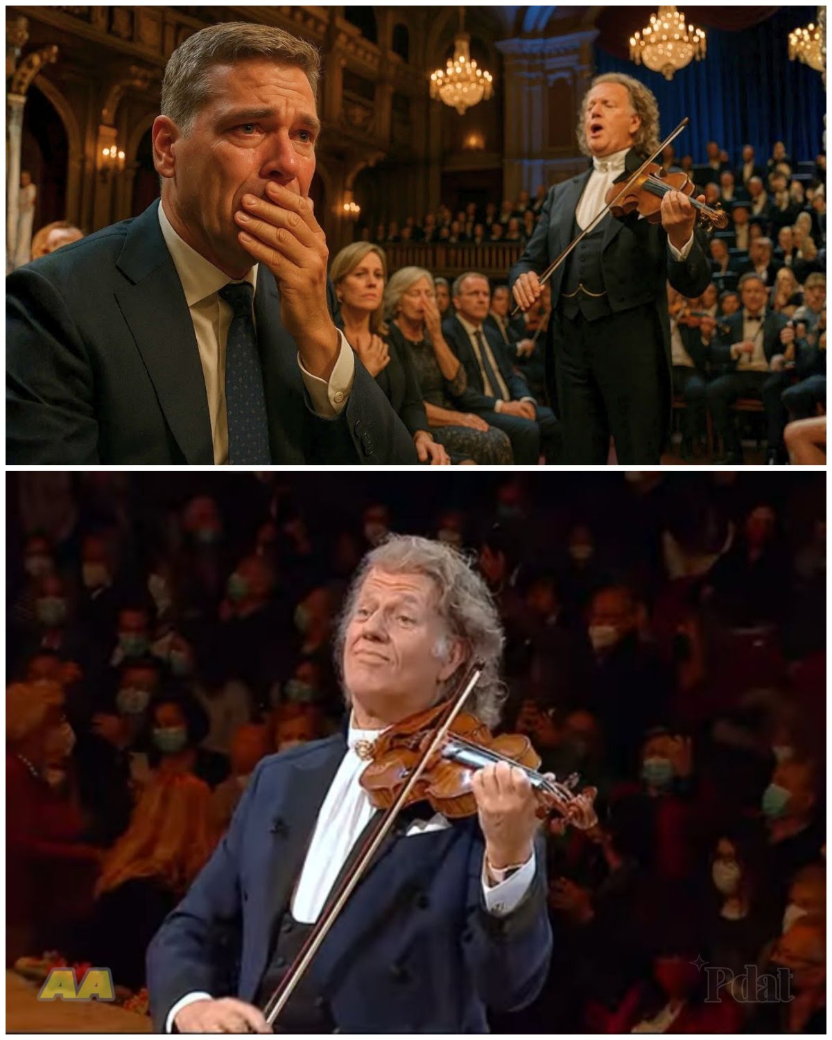 HE MOCKED ANDRÉ RIEU BY ASKING HIM TO SING OPERA… WHAT HAPPENED NEXT LEFT HIM IN TEARS