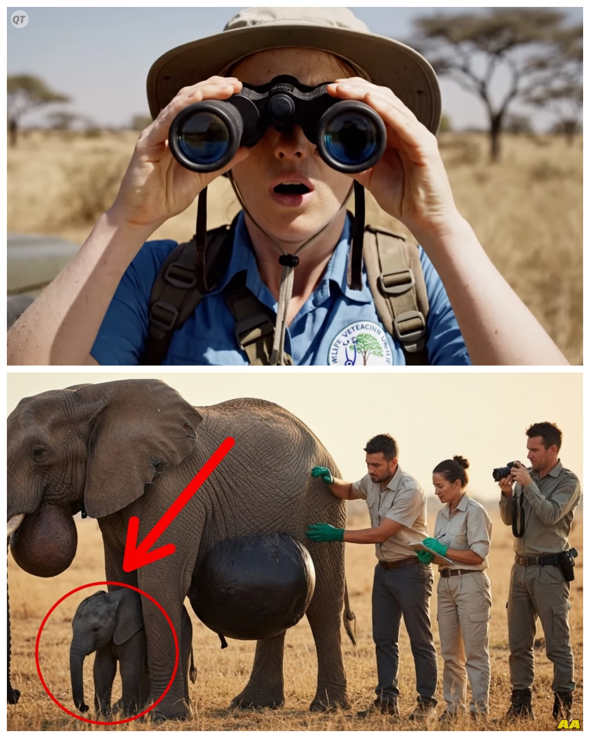 “Miracle in the Wild: Baby Elephant’s Tearful Appeal Shocks Rescue Team!” 🌟😱  In a dramatic turn of events, a baby elephant’s heart-wrenching cries for her mother have sent shockwaves through the animal rescue community. “I guess she thought we were her last hope!” one team member remarked, as they witnessed the poignant scene unfold. With her mother trapped and in dire need of assistance, the tiny elephant’s desperate attempts to communicate her distress sparked a chain reaction that no one could have predicted. What happened next left the entire team in stunned silence, proving that sometimes the smallest voices can make the biggest impact! 👇