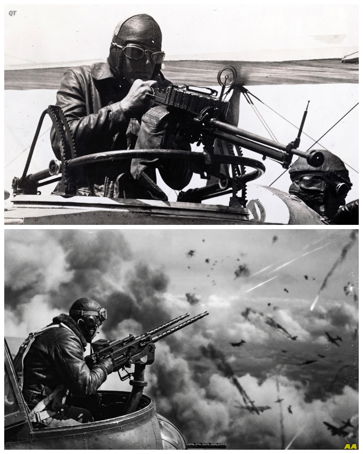 They Called His Gunner Position The Suicide Seat — Until He Downed 14 Bombers  September 6th, 1943.  25,000 ft above Stuttgart, Germany, Staff Sergeant Michael Aruth hunches in the tail gunner compartment of the B17 Flying Fortress, nicknamed Tandelio, watching 18 Messers Schmidt BF 109 seconds form up 3,000 yd behind the American bomber formation.  The 19-year-old gunner knows what’s coming.  In the 63 days since the 30 79th Bombardment Group began combat operations.  42 tail gunners have died in this exact position.  The statistics are brutal.  Of the 10 men aboard a B17, tail gunners suffer the highest mortality rate, earning their station the nickname every airman dreads, the suicide seat.  Aruth’s twin browning 50 caliber machine guns point directly at the approaching fighters.  His hands grip the controls.  His breath fogs in the minus40° air.  Through the plexiglass bubble, he watches the Messor Schmidt begin their attack run.  Standard doctrine is clear.  Wait until the enemy fighters close to 400 yardds.  Conserve ammunition.  Fire in short controlled bursts.  Every gunnery instructor from Florida to England drilled the same rule into thousands of gunners.  Don’t waste ammo on long range shots.  You can’t hit anything past 400 yd………… Full in the comment 👇