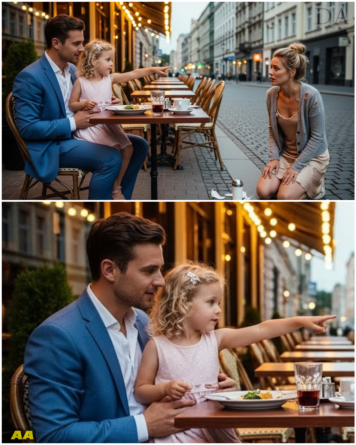 The Girl in the Blue Suit: A Lesson in Mercy at the Café