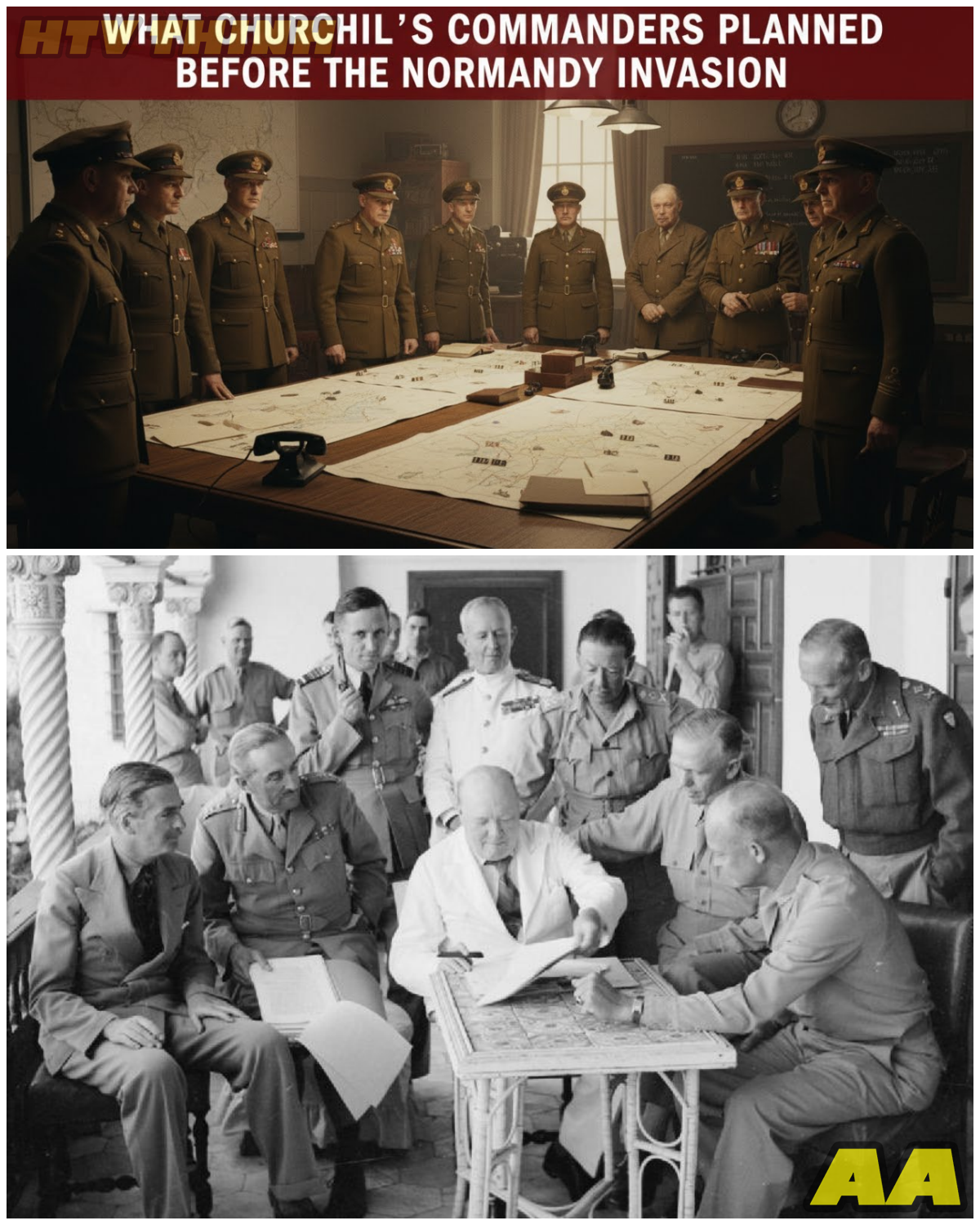 😱 The Night Churchill’s Generals Faced the Unthinkable: A Battle of Predictions! 😱