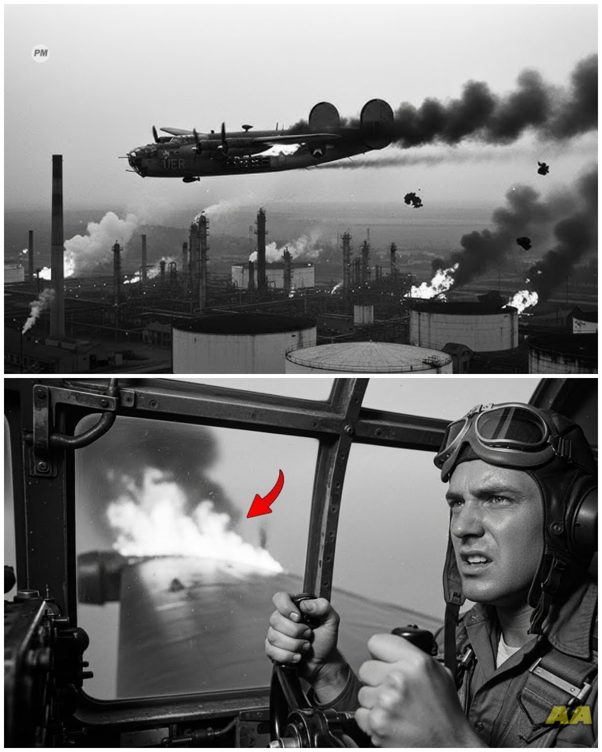They Could Have Landed Safely — Instead They Flew Their Burning B-24 Into the Target