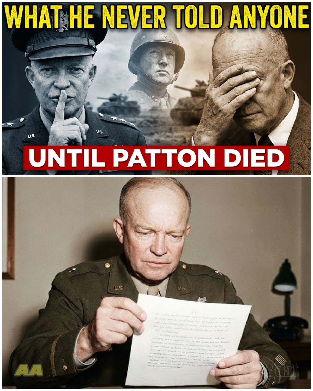 What Eisenhower Never Told Anyone About Patton Until After He Died