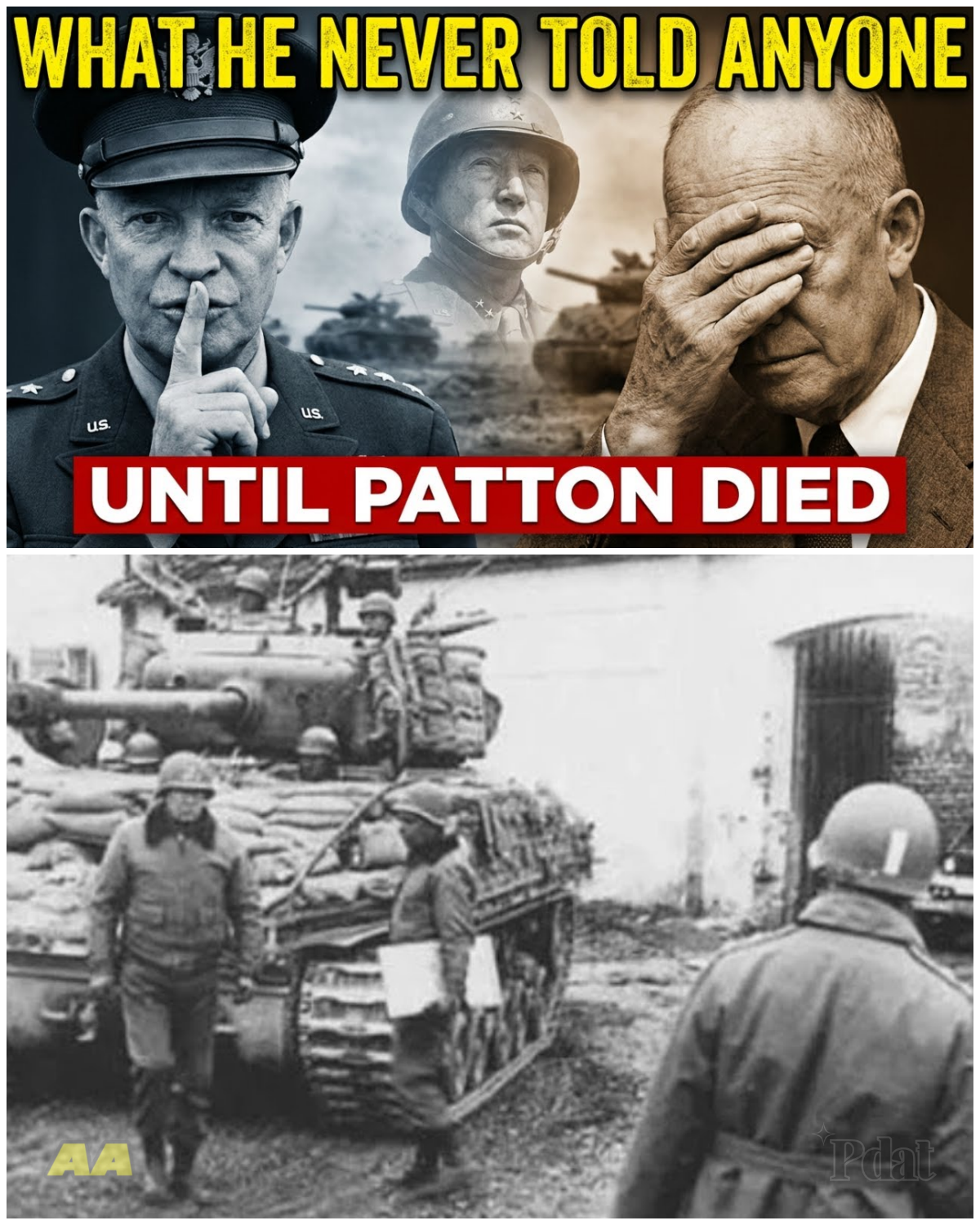 What Patton Whispered to His Tank Commander at Bastogne — Germans Abandoned 40 Panzers