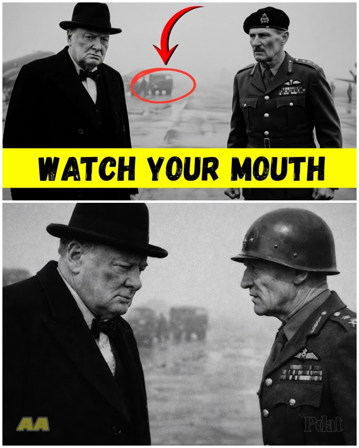 What Churchill Said When Montgomery Demanded Patton Be Fired for Crossing the Rhine First