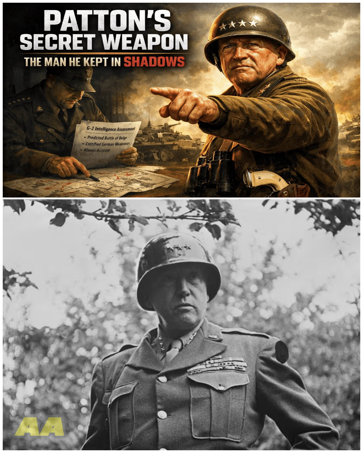 The Hidden Genius: Why Patton Kept His Best Intelligence Officer Out of the Spotlight!