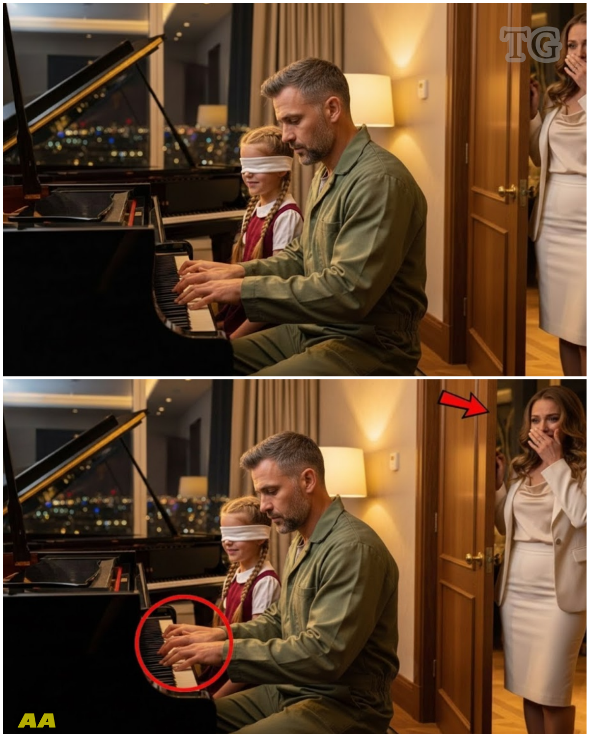 When a Janitor’s Hands Met a Blind Girl’s Piano, the Empire Watched in Silence