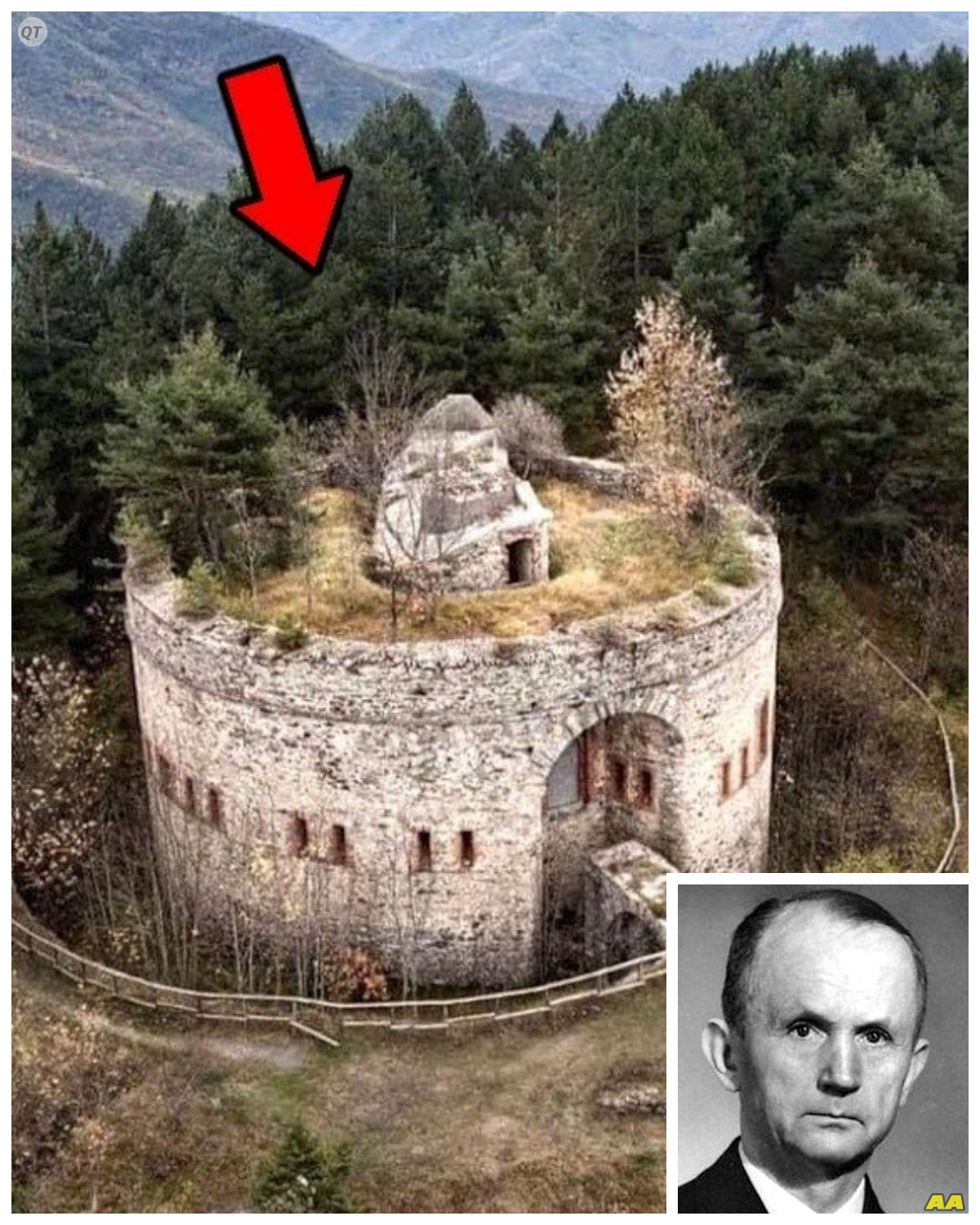 German Admiral Vanished in 1945 — 79 Years Later His Concealed Island Fortress Uncovered by Hikers  September 2024.  Two hikers stand frozen on a windswept ridge, staring at something that shouldn’t exist.  Lars Ericson and Maria Holst had come to this remote island off the Norwegian coast for solitude, a weekend escape into untouched wilderness where jagged cliffs meet the North Atlantic and human footprints are swallowed by time.  But what they’re looking at now changes everything.  Jutting from beneath decades of moss and wild grass, geometric patterns cut into stone with mechanical precision.  Not natural formations, not Viking ruins, something else entirely.  Lars kneels brushing away thick vegetation with trembling hands.  Concrete, weathered and pitted by 80 years of brutal coastal storms, but unmistakably concrete.  The edges are too straight, too deliberate.  Maria moves along the ridge, her boots crunching on loose scree, and finds more rectangular depressions in the earth.  Metal fragments rusted into abstract sculptures, and there half buried beneath a collapsed stone wall, a hatch, circular, heavy, the kind you’d find on a ship or a bunker.  They exchange glances, hearts pounding with that particular cocktail of excitement and dread that comes from stumbling into history.  This island appears on no tourist maps.  Local fishermen avoid it too rocky, too exposed, nothing but gulls and memories……………. Full in the comment 👇