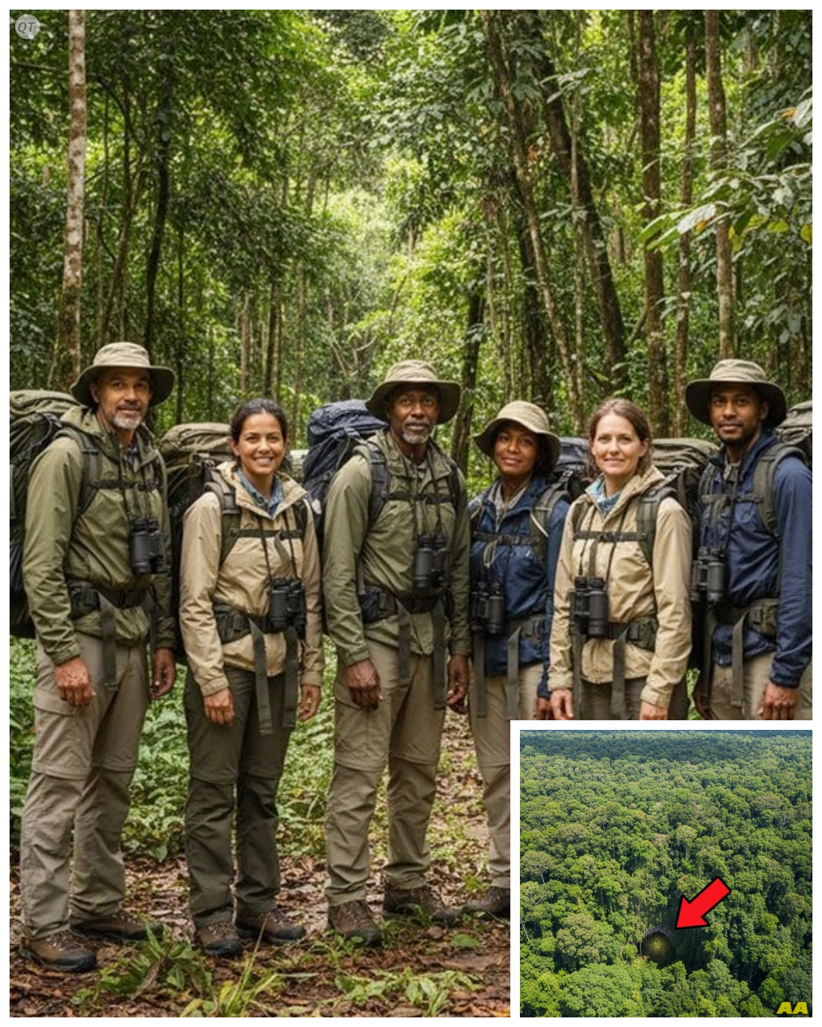 They Vanished In The Jungle, 12 Years Later Drones Record Something Unbelievable… March 15, 2012, Dr.Elena Vasquez checked her satellite phone for the hundth time that morning.  The device showed no signal, just like it had for the past 3 days.  She stood at the edge of base camp, staring into the dense green wall of the Amazon rainforest, where her research team had vanished without explanation.  They were supposed to return yesterday.  Now, 12 years later, what a drone would capture deep in that same jungle would challenge everything we thought we knew about what happened to those seven scientists.  But I’m getting ahead of myself.  Let me take you back to where this nightmare began.  Dr.Elena Vasquez wasn’t just any researcher.  She was a world-renowned botonist from Stanford University, leading a groundbreaking expedition to catalog undiscovered plant species in one of the most remote sections of the Peruvian Amazon.  Her team consisted of six other experts, each handpicked for their skills and experience in extreme environments.  These weren’t weekend hikers who got lost on a nature walk.  These were seasoned professionals who had survived expeditions in some of the most dangerous places on Earth.  The team included Dr.Marcus Chen, a survival specialist who had trained Navy Seals in jungle warfare, Sarah Mitchell, a GPS navigation expert who could find her way out of any terrain blindfolded.  Dr.James Rodriguez, a wildlife biologist who knew every dangerous animal in the Amazon and how to avoid them.  Lisa Park, a communication specialist responsible for maintaining contact with the outside world…….. Full in the comment 👇