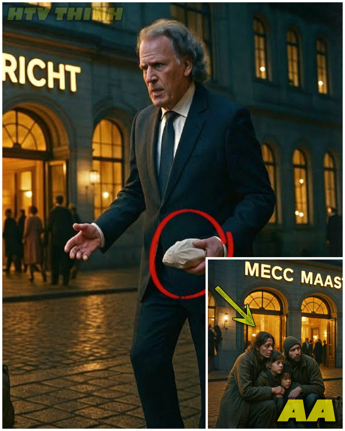 😱 POOR FAMILY SITS HUNGRY AT CONCERT HALL… WHAT ANDRÉ RIEU DOES NEXT IS HEART-WARMING 😱 – HTT