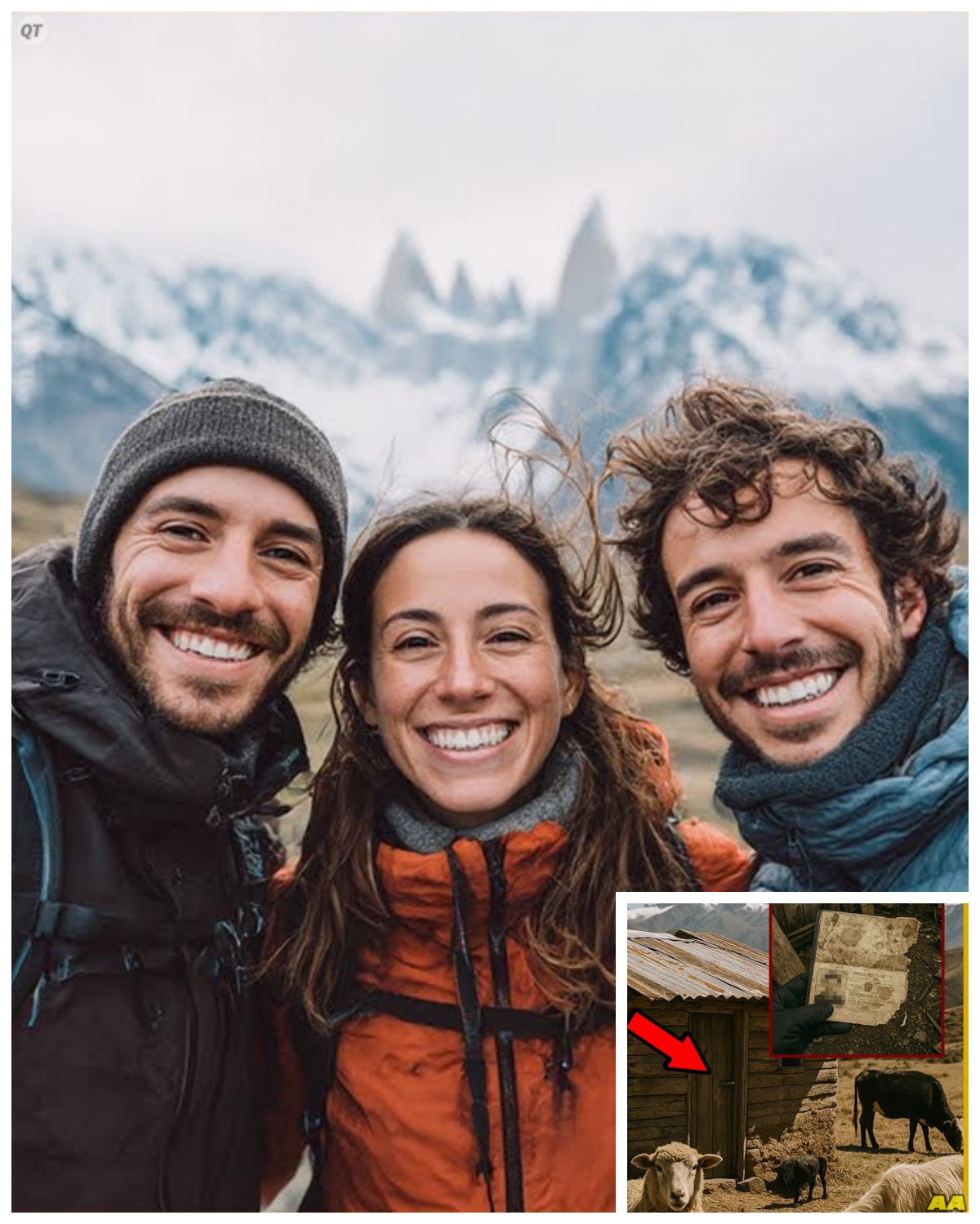 Tourist Group Vanished in Patagonia — 11 Years Later Passport Found in Shepherd’s Cabin…  11 years of absolute silence.  Imagine what that means.  Three people set out on a route and disappeared.  Nothing remained.  No bodies, no equipment, not a single clue.  They were wiped off the face of the earth.  And then 11 years later, in a dirty shed 600 km from where they were last seen, a passport is found.  It is tattered and stained with water.  On one of the pages is a dark, barely visible stain.  An examination reveals that it is blood.  The blood of one of the missing persons.  This is a story about how someone else may have taken them and that someone remained silent for 11 years.  It all began in 2012 for three tourists from Austria, Andreas, Marcus, and Clara.  It was supposed to be the trip of a lifetime………….