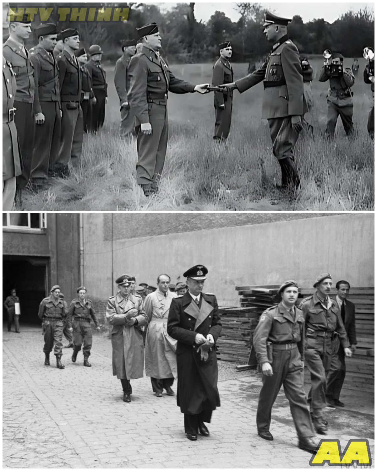 😱 From Warriors to Refugees: The Dramatic Surrender of German Soldiers in 1945! 😱 – HTT