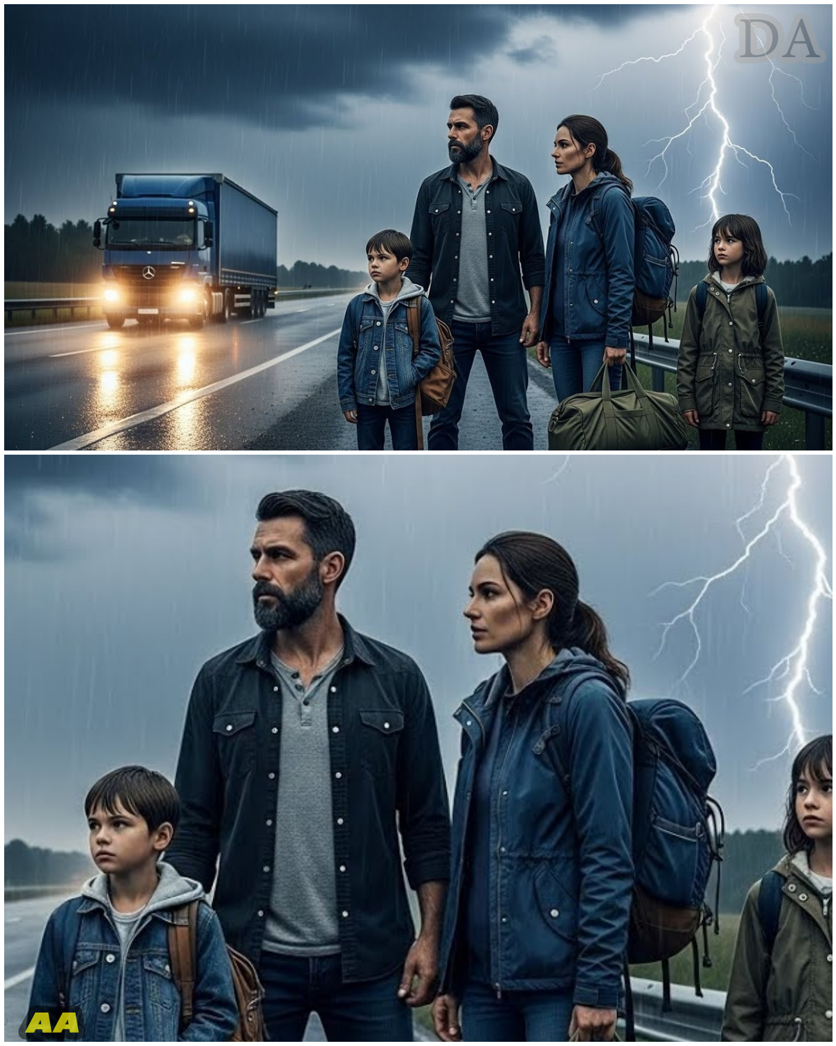 The Blue Rig’s Mercy: A Shelter in the Storm