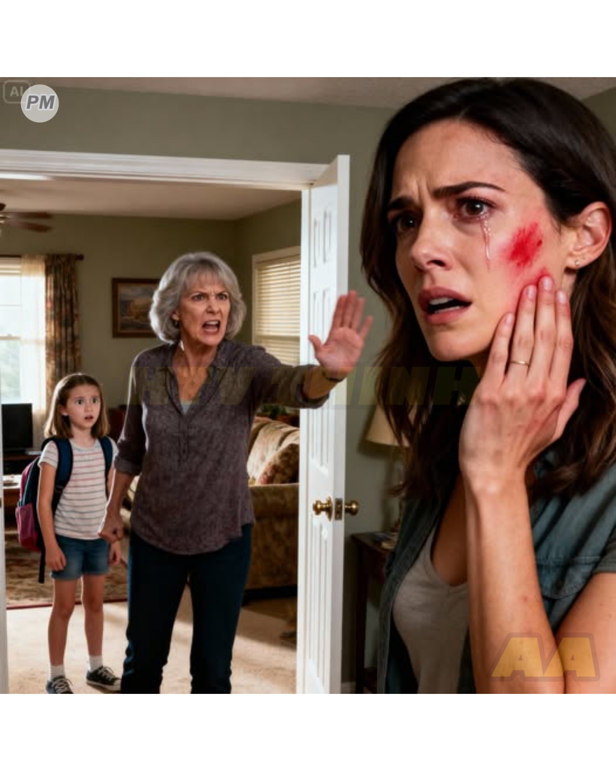 My brother-in-law brutally attacked me—my face was bloody, my shoulder dislocated. My own sister just said, ‘You should have signed the mortgage.’ All because I refused to be their co-signer. I crawled to my parents’ door, begging for help, and collapsed there. What happened next left even the police horrified…