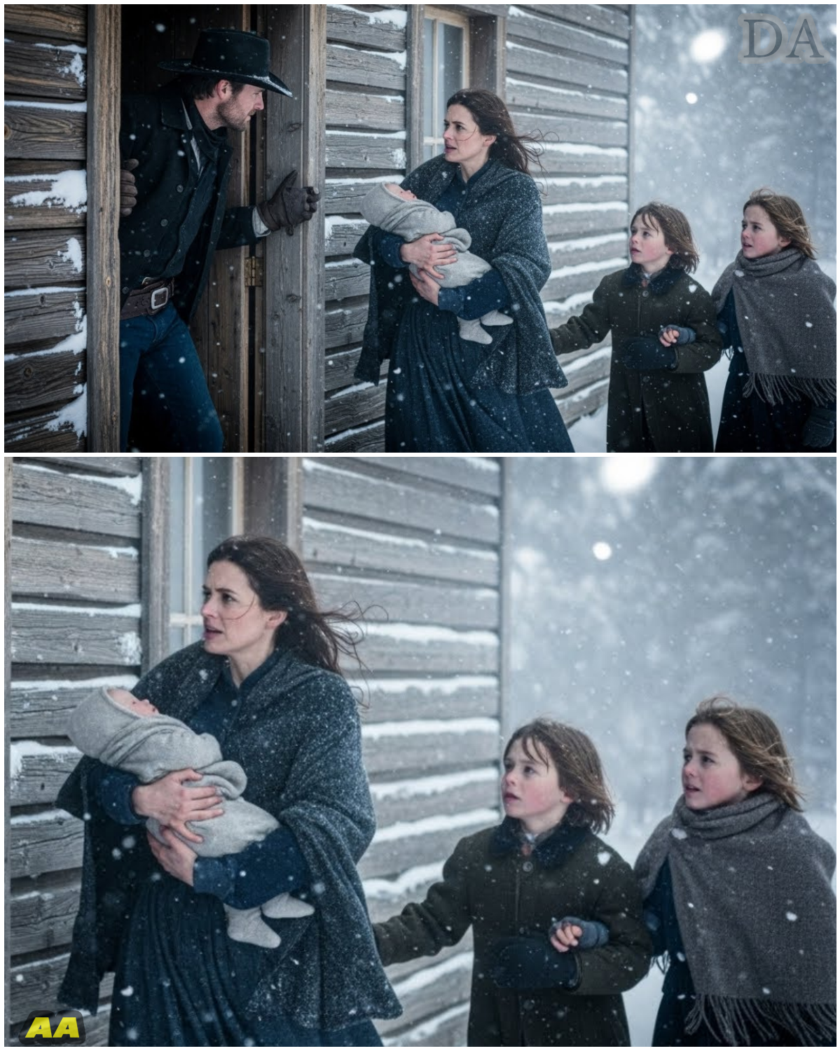 The Cabin in the Storm: A Cowboy’s Unexpected Family