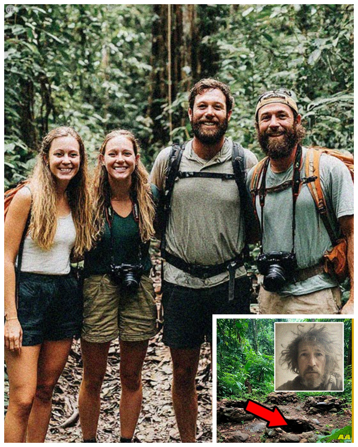 6 Years Missing in the Jungle – One Survivor Returns With Terrifying Answers  6 years have been erased from your life, but you don’t remember a single second of that time.  You don’t know where you were, what was done to you, or why you were left alone.  This is not just a story about disappearance.  It is a story about a return that raised even more questions than the disappearance itself.  Five people entered the jungles of Cambodia.  6 years later, one of them emerged onto the road.  an empty vessel, a man with no name and no past.  What happened to him and the fate of the other four is a mystery that makes the blood run cold.  And the most terrifying thing about this story is the silence.  The silence of the jungle and the silence of the sole survivor.  It all began in 2017.  Five young people, volunteers, and amateur explorers came together with one goal, to find a lost Camar temple in the impenetrable jungles of Rotten Akiri province in northeastern Cambodia………..