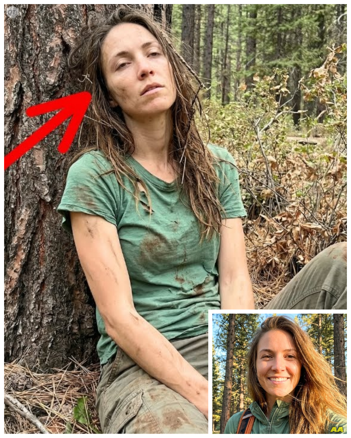 Tourist Vanished In Arizona – Found 3 Years Later Deep In Woods, Looking EXTREMELY THIN and Tired  In the summer of 2015, a 26-year-old graphic designer named Rachel Winters disappeared without a trace in the Tanto National Forest near Pacin, Arizona.  For 3 years, her family searched.  Investigators followed every possible lead, and volunteers combed through miles of wilderness, hoping to find even the smallest clue.  But Rachel had vanished so completely that many began to believe she would never be found.  Then in June of 2018, during a routine patrol in a remote section of the forest, two park rangers stumbled upon something they would never forget.  Sitting against the base of an old ponderosa pine, wearing a torn green shirt and looking impossibly thin was a woman who barely seemed alive.  Her eyes were half open, her breathing shallow, and her body so frail that at first glance she looked like she had been there for decades.  It was Rachel Winters.  and the story of how she survived 3 years alone in the Arizona wilderness would soon become one of the most baffling and disturbing cases in the history of missing persons in the American Southwest.  On June 14th, 2015, Rachel Winters left her apartment in Scottsdale at approximately 7:30 in the morning.  Security footage from her building showed her carrying a small daypack, wearing hiking boots, and dressed in a green cotton shirt and dark cargo pants………….. Full in the comment 👇