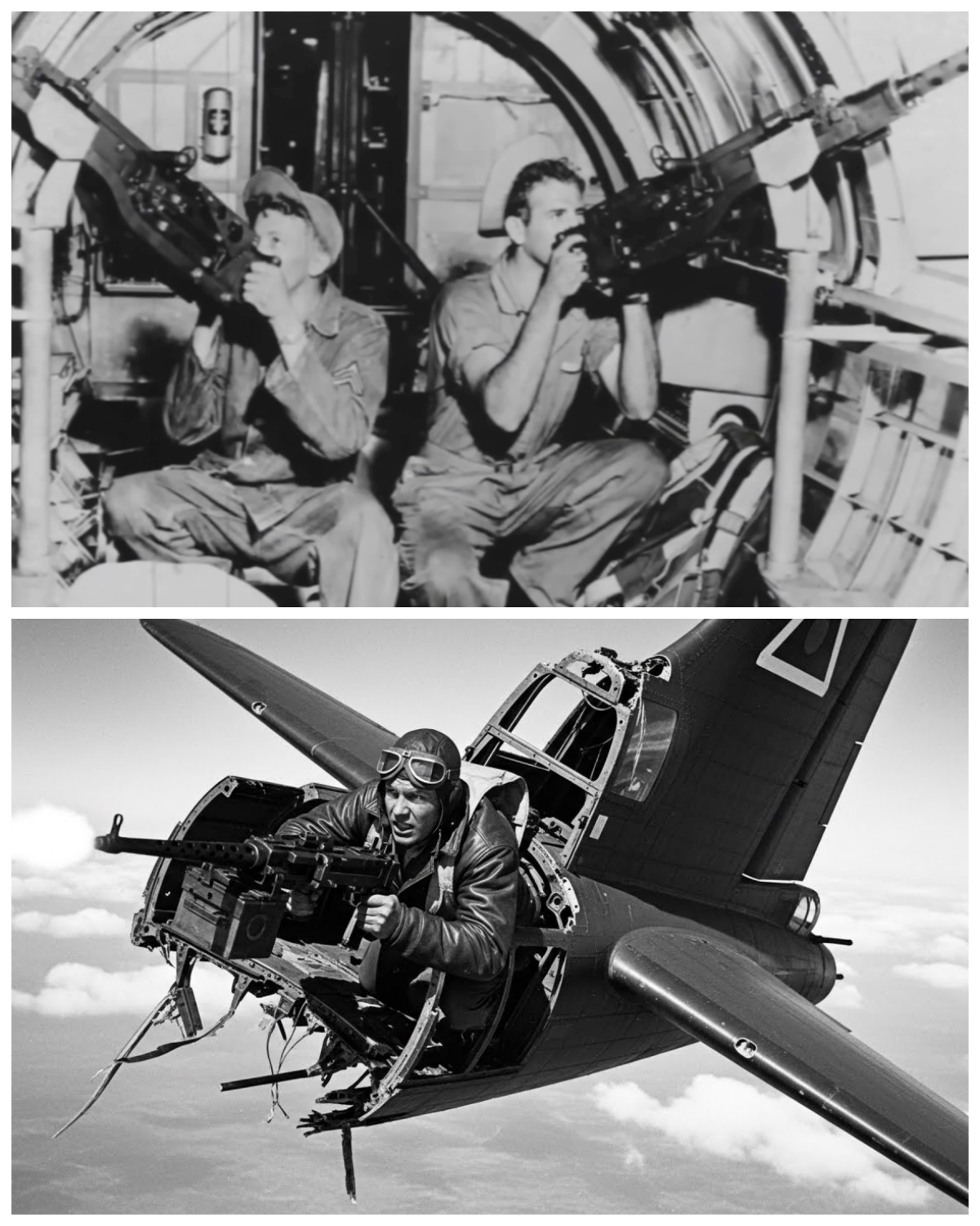 When Germans Cut His B-17 in Half at 24,000 Feet — He Kept Shooting All the Way Down At 11:32 on the morning of November 29th, 1943, Staff Sergeant Eugene Moran knelt in the tail section of a B7 flying fortress named Ricky Tikitabi, watching German fighters swarm toward his bomber like angry hornets. 19 years old, a farm boy from Wisconsin, his first combat mission over a heavily defended target. The Eighth Air Force had sent over 300 bombers to destroy Bremen’s factories that morning. German defenders had already shot down six flying fortresses in the first hour. Moran’s position was the loneliest on the aircraft. The tail gunner sat on a bicycle style seat at the very back of the bomber, separated from the rest of the crew by 40 ft of fuselage. His only company was a pair of 50 caliber machine guns and the German fighters trying to kill him. The B7 carried 10 men, pilot and co-pilot in the cockpit, navigator and bombardier in the nose, flight engineer in the top turret, radio operator behind the bomb bay, two waist gunners standing at open windows, ball turret gunner hanging beneath the aircraft in a glass sphere, and Moran alone in the tail………… Full in the comment 👇