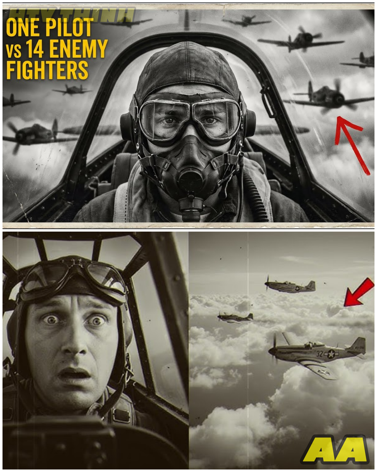 😱 They Mocked This “Deathtrap” P-51 – Until One Rookie Outflew 14 Luftwaffe Aces in 3 Minutes 😱 – HTT