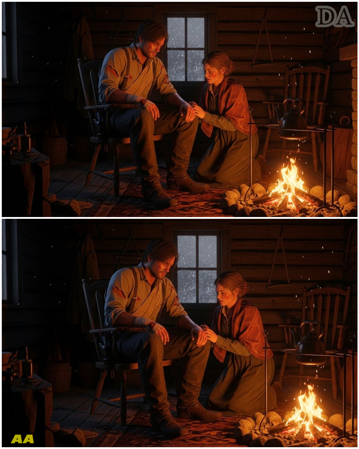 Sanctuary in the Embers: The Secret of the Log Cabin