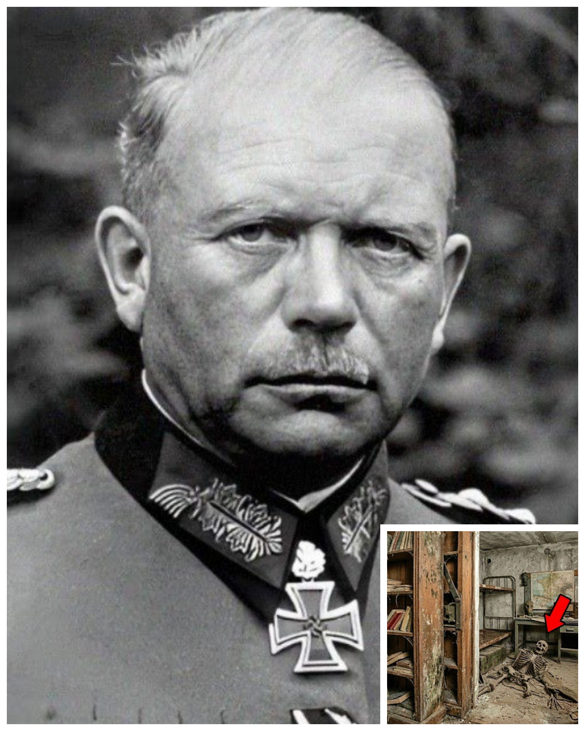German General Escaped Capture — 80 Years Later, His Hidden Room Was Found Behind Library Bookshelf The year was 1945. Berlin was crumbling under Allied bombardment and the Third Reich was breathing its final gasps. As Soviet forces closed in from the east and American tanks rolled through German streets, Nazi officials were scrambling to escape justice. Some fled to South America. Others took their own lives. But one man, a high-ranking general whose name struck fear into the hearts of resistance fighters across occupied Europe, simply vanished without a trace. For eight decades, historians believed he had died in the chaos of Germany’s collapse. They were wrong. What a team of renovators discovered behind a dusty library bookshelf in a forgotten Austrian castle would rewrite everything we thought we knew about the final days of World War II. The hidden room they uncovered wasn’t just a hiding place. It was a time capsule that revealed how one of history’s most wanted war criminals had been living in plain sight for decades, right under the noses of Allied investigators who never stopped hunting him………….. Full in the comment 👇