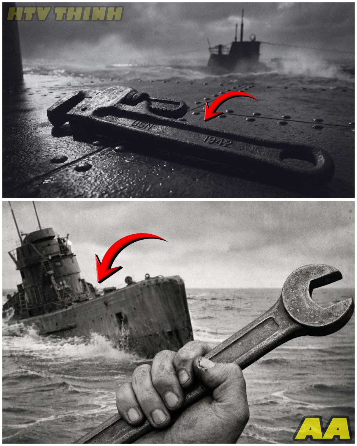 😱 U-Boat Surfaced Next to Him – He Sank It With a Wrench in 8 Minutes 😱 – HTT