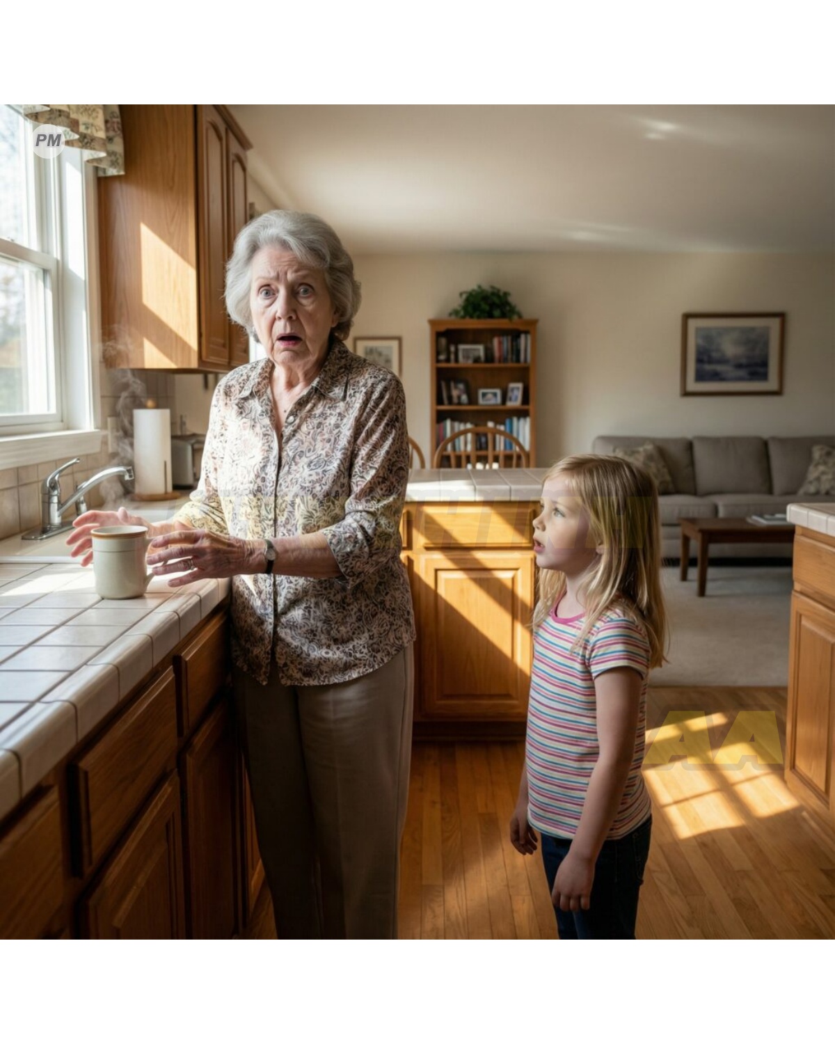 My daughter and son-in-law went on a trip, leaving me in charge of their eight-year-old daughter, my granddaughter, who had been mute since birth The moment the door closed behind them, she looked up at me and said, in a clear, perfect voice, “Grandma, don’t drink the tea Mom made she planned it all” I felt my blood run cold