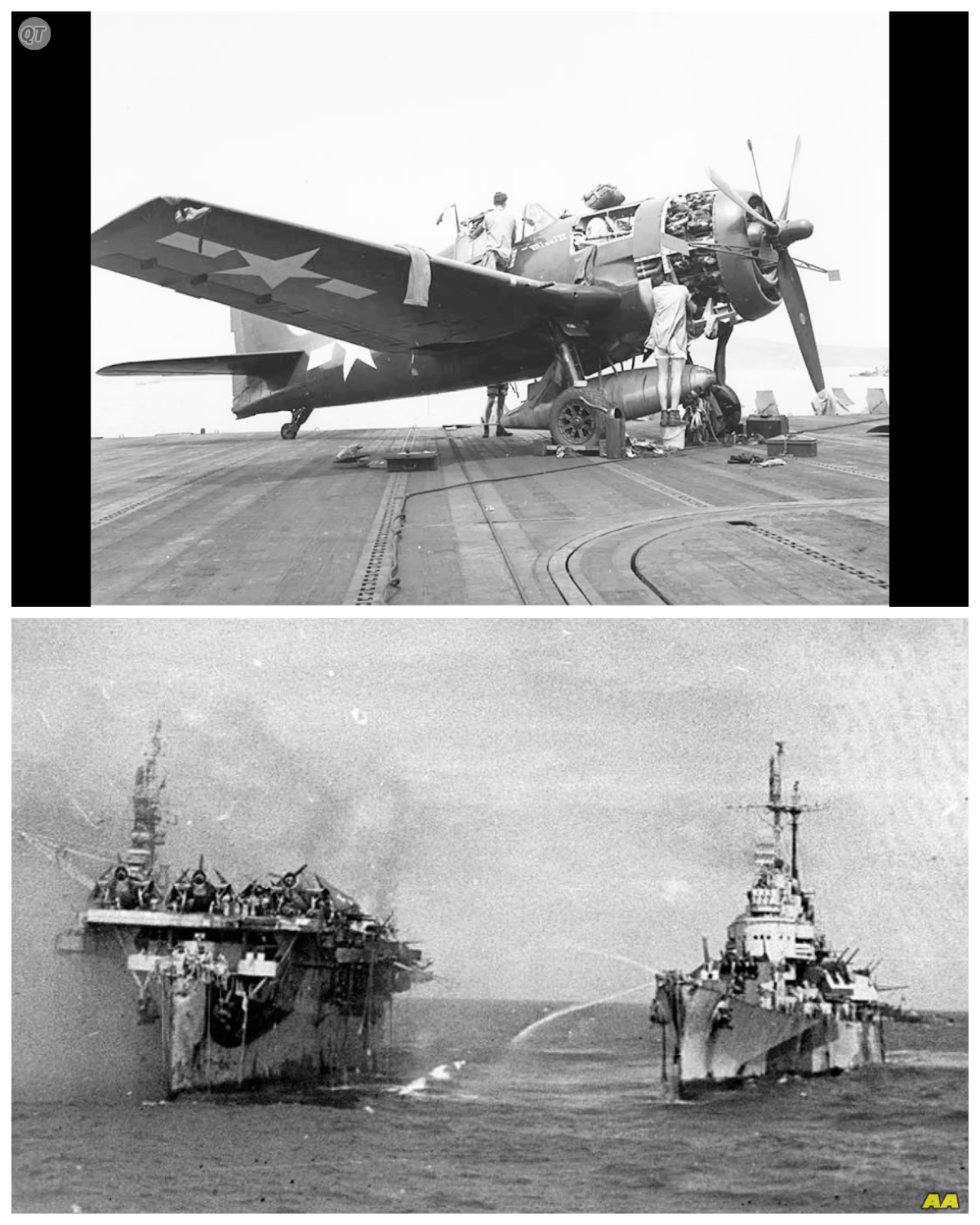 Japanese Admirals Had 15 Minutes Before TF-38 Launched 480 Planes From 8 Carriers Simultaneously  October 12, 1944. A Japanese reconnaissance pilot radios headquarters: “Eight American carriers detected, 180 miles east. Estimated 480 aircraft.” Vice Admiral Fukudome checks his watch. His staff calculates frantically. The American carriers will launch within minutes. The strike will arrive in less than an hour. Formosa has 700 aircraft. It won’t be enough. This is the story of the 15-minute warning that became Japan’s recurring nightmare—the brief window between detecting American Task Force 38 and watching the sky fill with hundreds of carrier planes that would systematically destroy everything below. What You’ll Discover:  How 8 American carriers could launch 480 aircraft in coordinated strikes that overwhelmed any defense The brutal mathematics that doomed Japanese air power: build rates, pilot training, and industrial capacity Why American radar gave a 15-20 minute advantage that proved insurmountable The moment Japanese admirals realized carrier aviation had made their battleship-focused strategy obsolete How Task Force 38 grew to 17 carriers capable of launching 1,000+ aircraft—more firepower than entire navies The psychological impact on Japanese commanders who’d executed Pearl Harbor, now facing the same tactics at industrial scale Full in the comment 👇