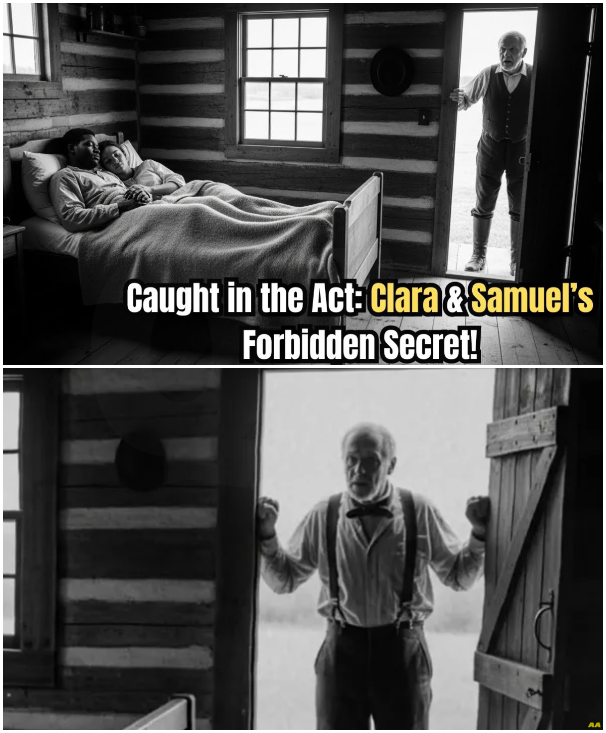 Plantation Owner Caught His Daughter Clara in Bed With Black Slave Samuel—What Happened Next
