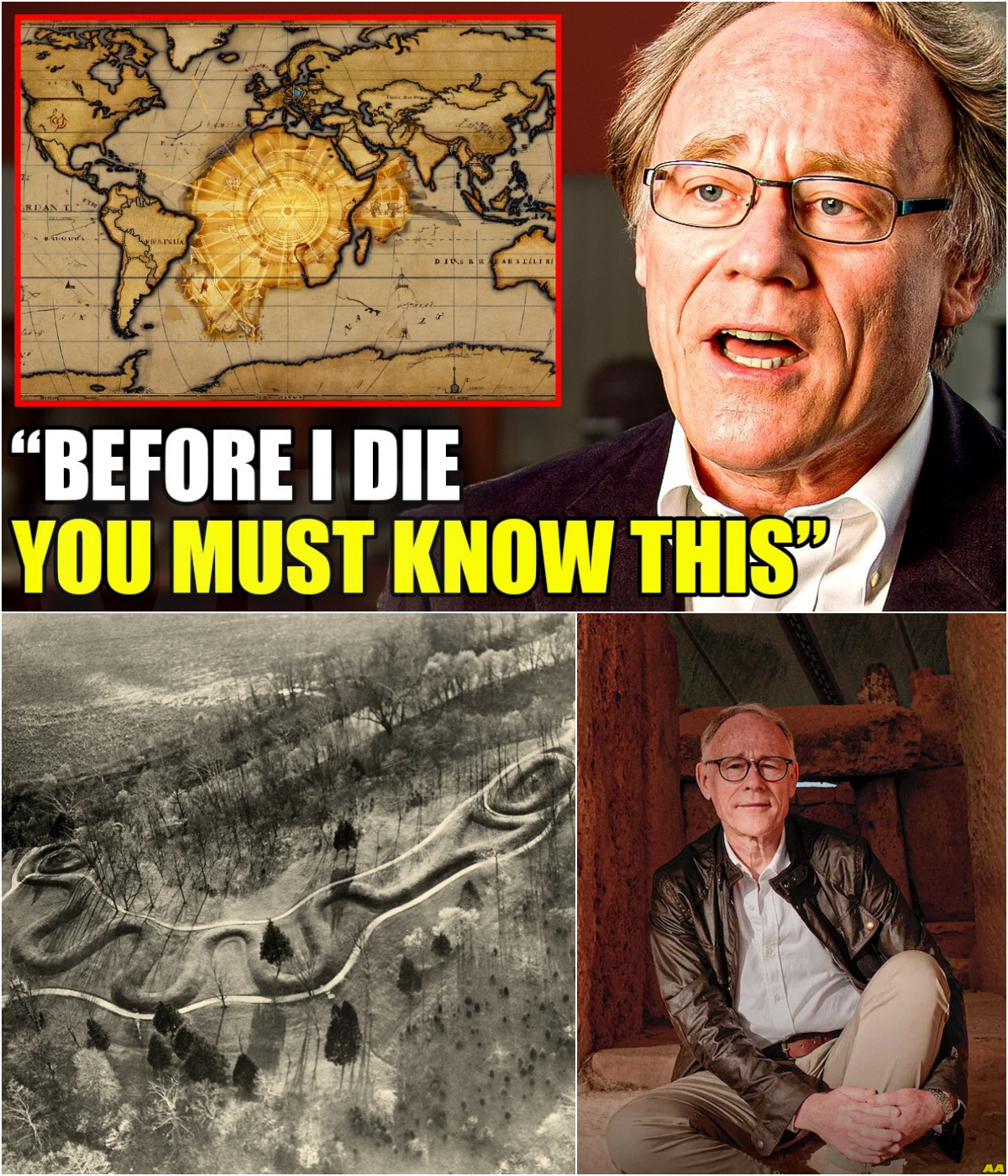 GRAHAM HANCOCK: “THEY TRIED TO MUTE ME ABOUT THE TRUE WORLD MAP — BUT I’M SHARING IT NOW!”