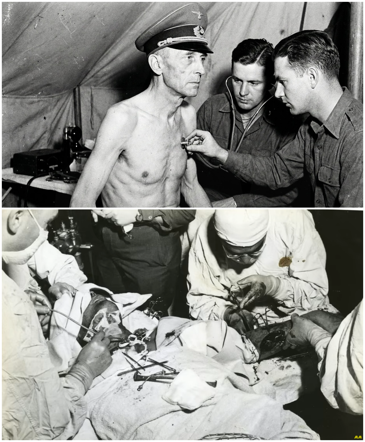 German General weighed 92 lbs & wanted death. America gave him life